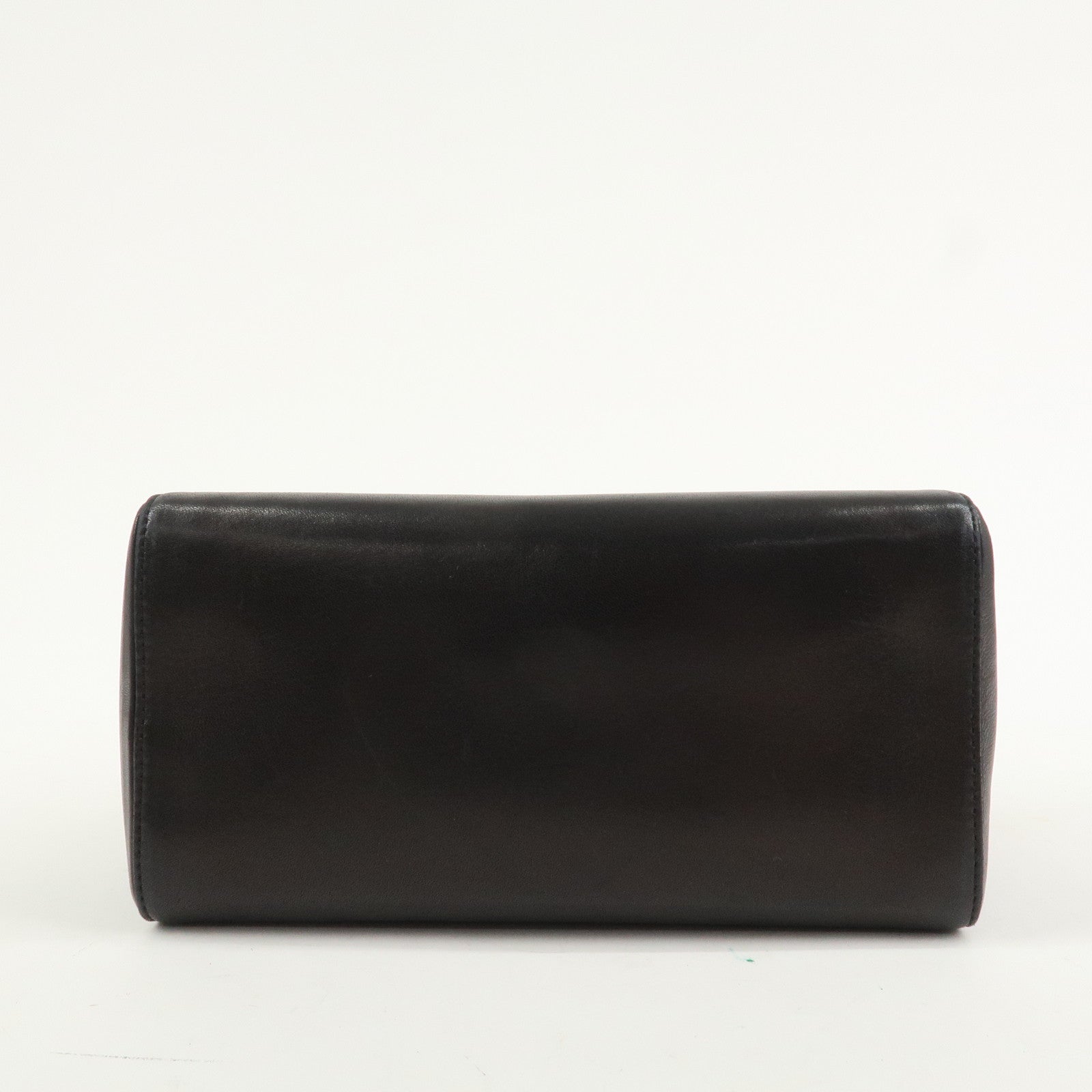 FENDI Nappa Leather Hand Bag Shoulder Bag Black 10163350001