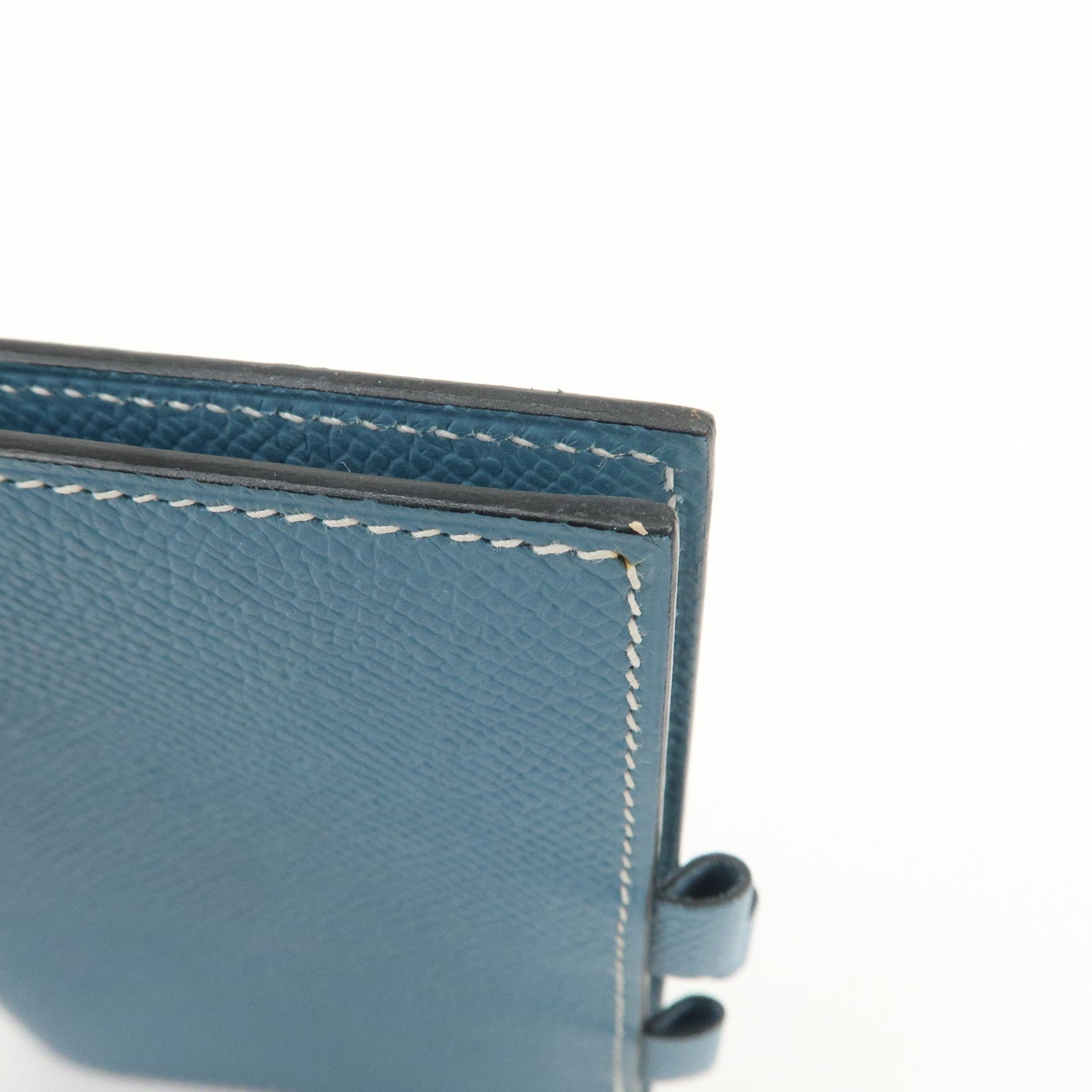 HERMES Agenda PM Veau Epsom Planner Cover □L Stamped Light Blue