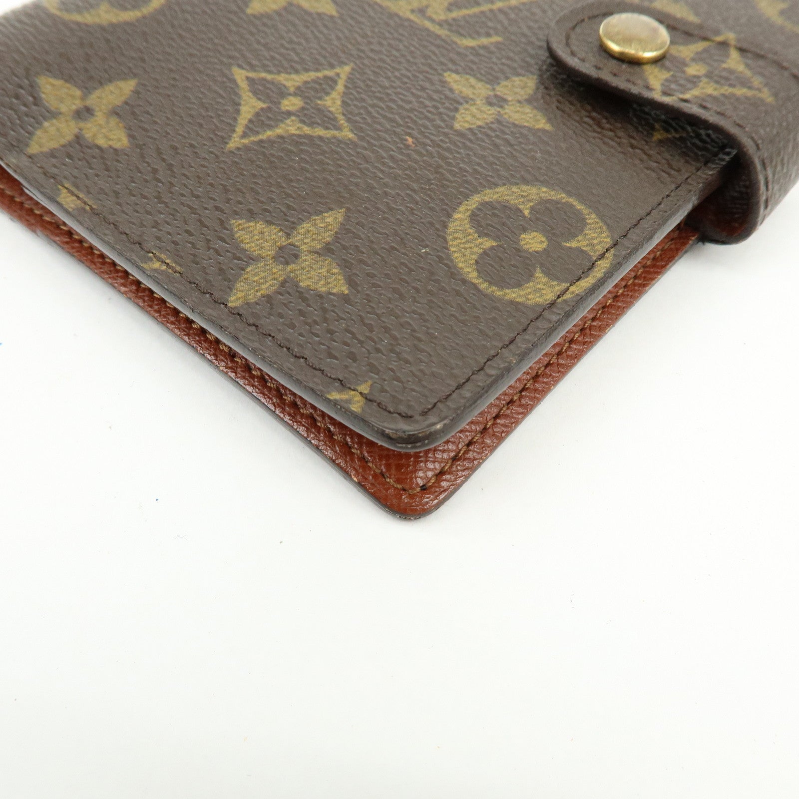 Louis Vuitton Monogram Agenda PM Planner Cover Brown R20005