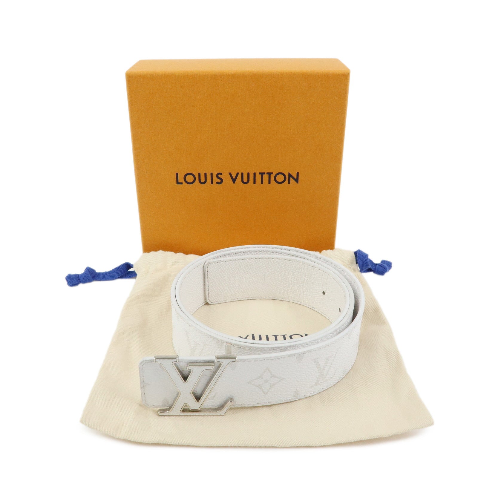 Louis Vuitton Taigarama Monogram Canvas Leather Ceinture Belt M0713