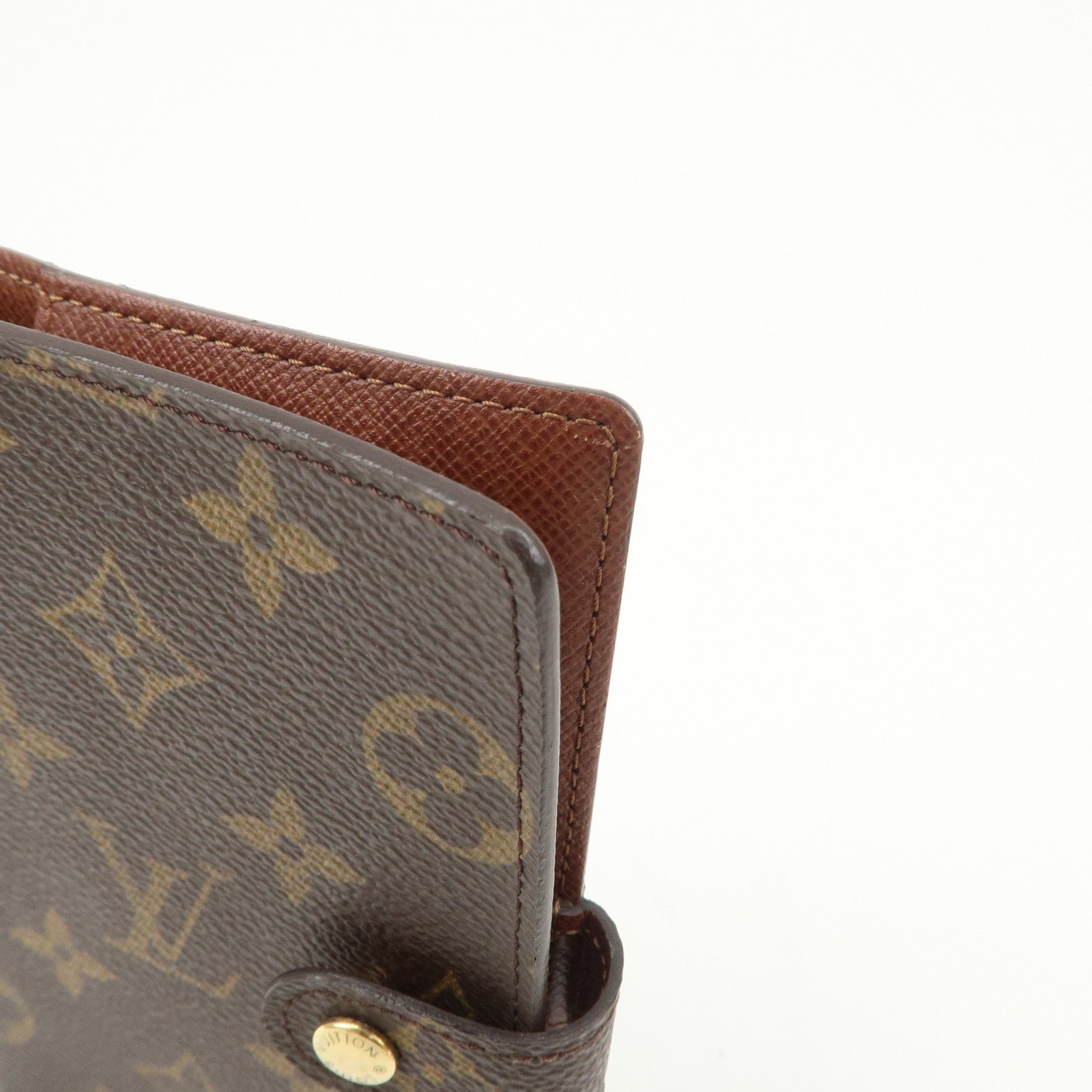 Louis Vuitton Monogram Agenda PM Planner Cover Brown R20005