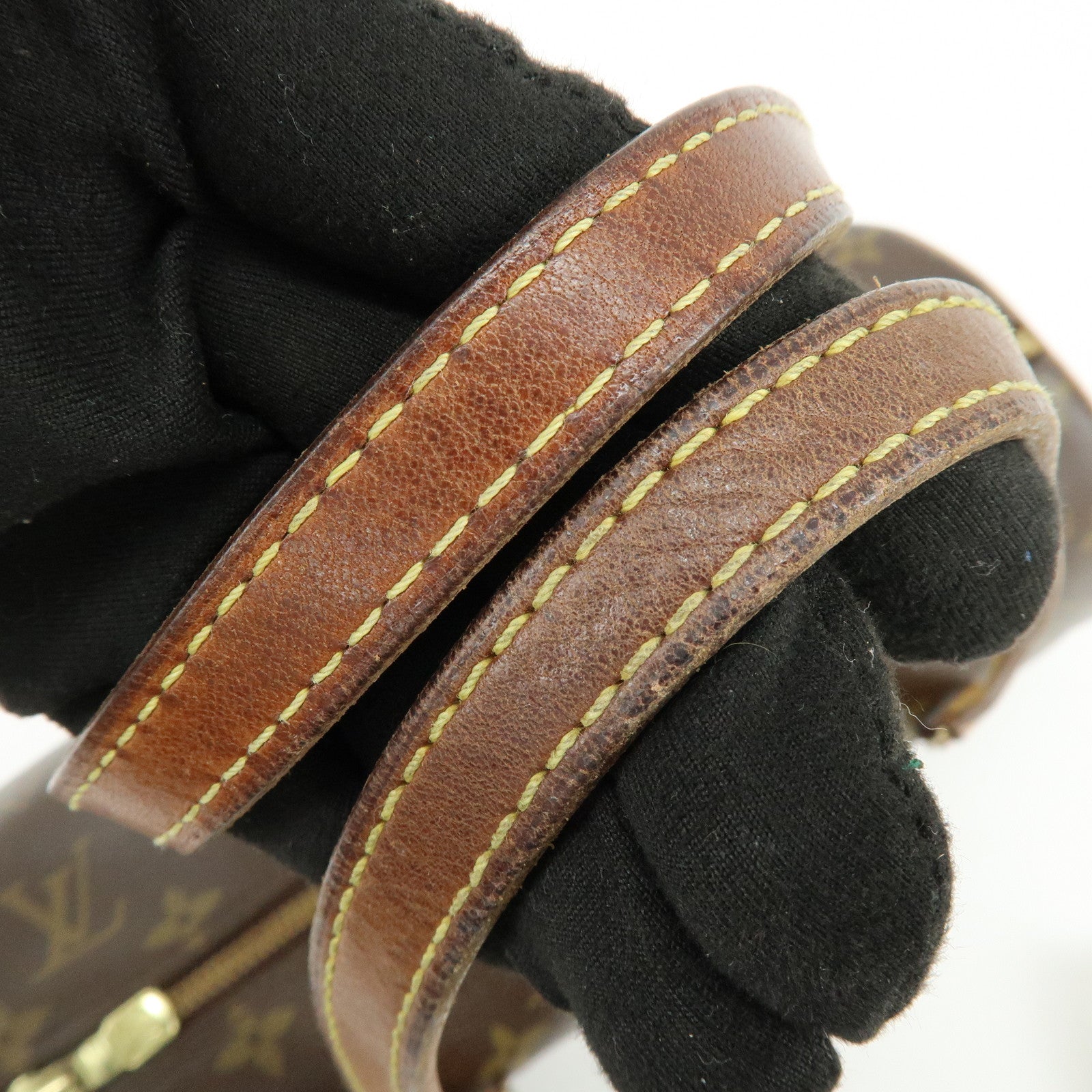 Louis Vuitton Monogram Papillon 30 Hand Bag Brown M51385