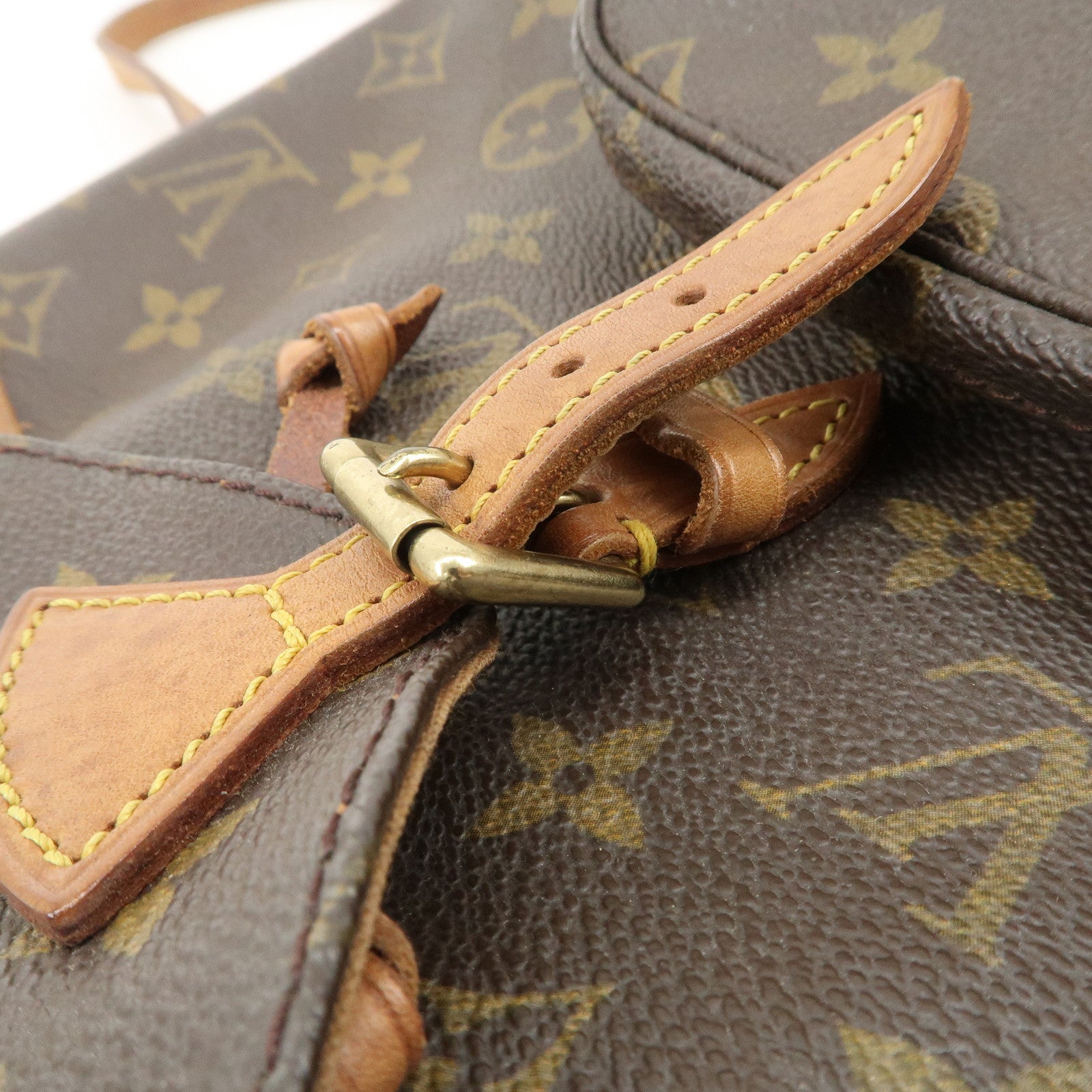 Louis Vuitton Monogram Mini Montsouris Canvas Backpack Brown M51137