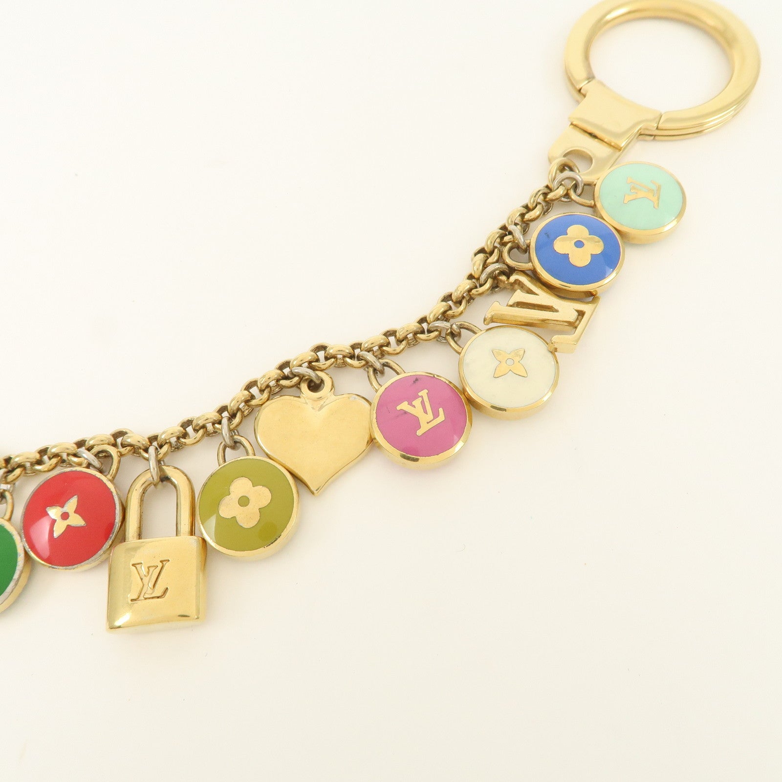Louis Vuitton Porte Cles Chaine Pastille Bag Charm M65380
