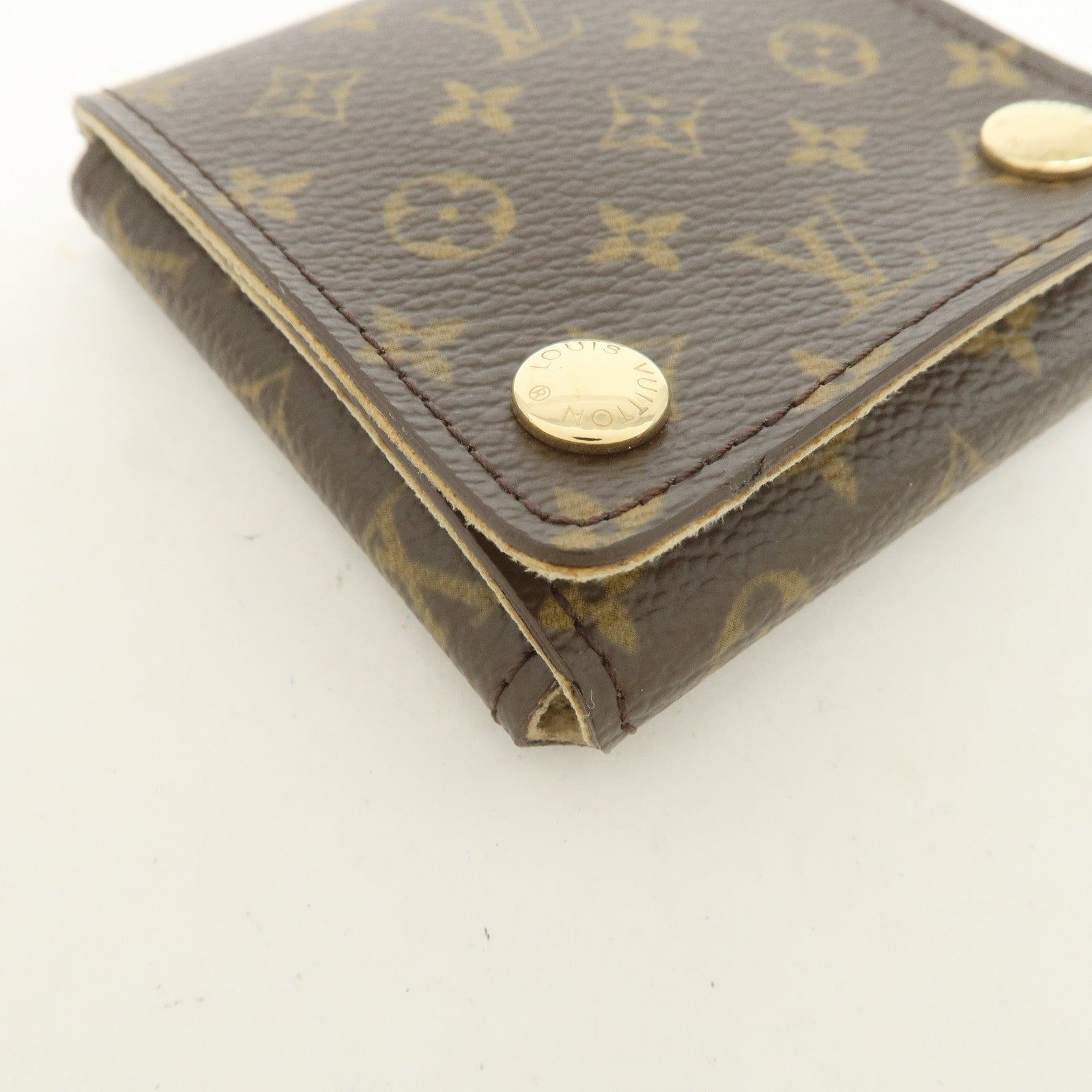 Louis Vuitton Monogram Jewelry Case Jewelry Box Brown
