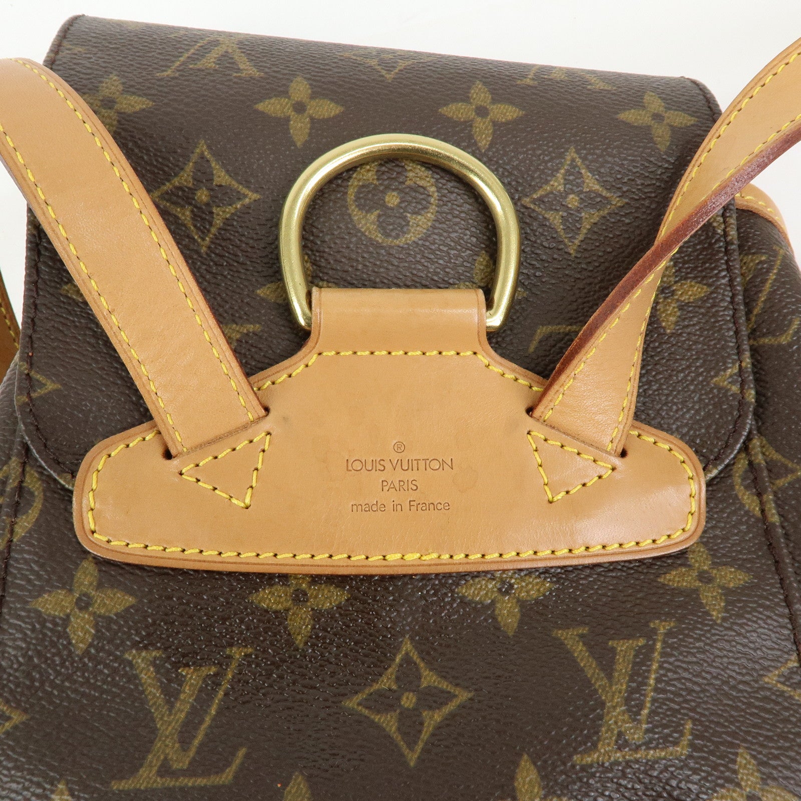 Louis Vuitton Monogram Montsouris MM Backpack Rucksack Brown M51136
