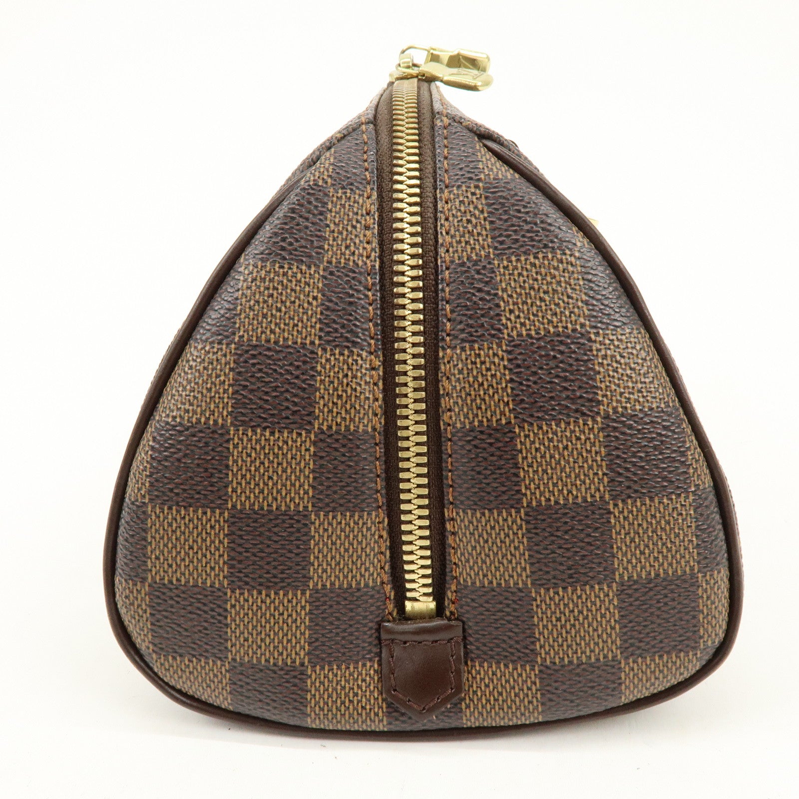 Louis Vuitton Damier Ebene Rivera Mini Hand Bag Brown N41436