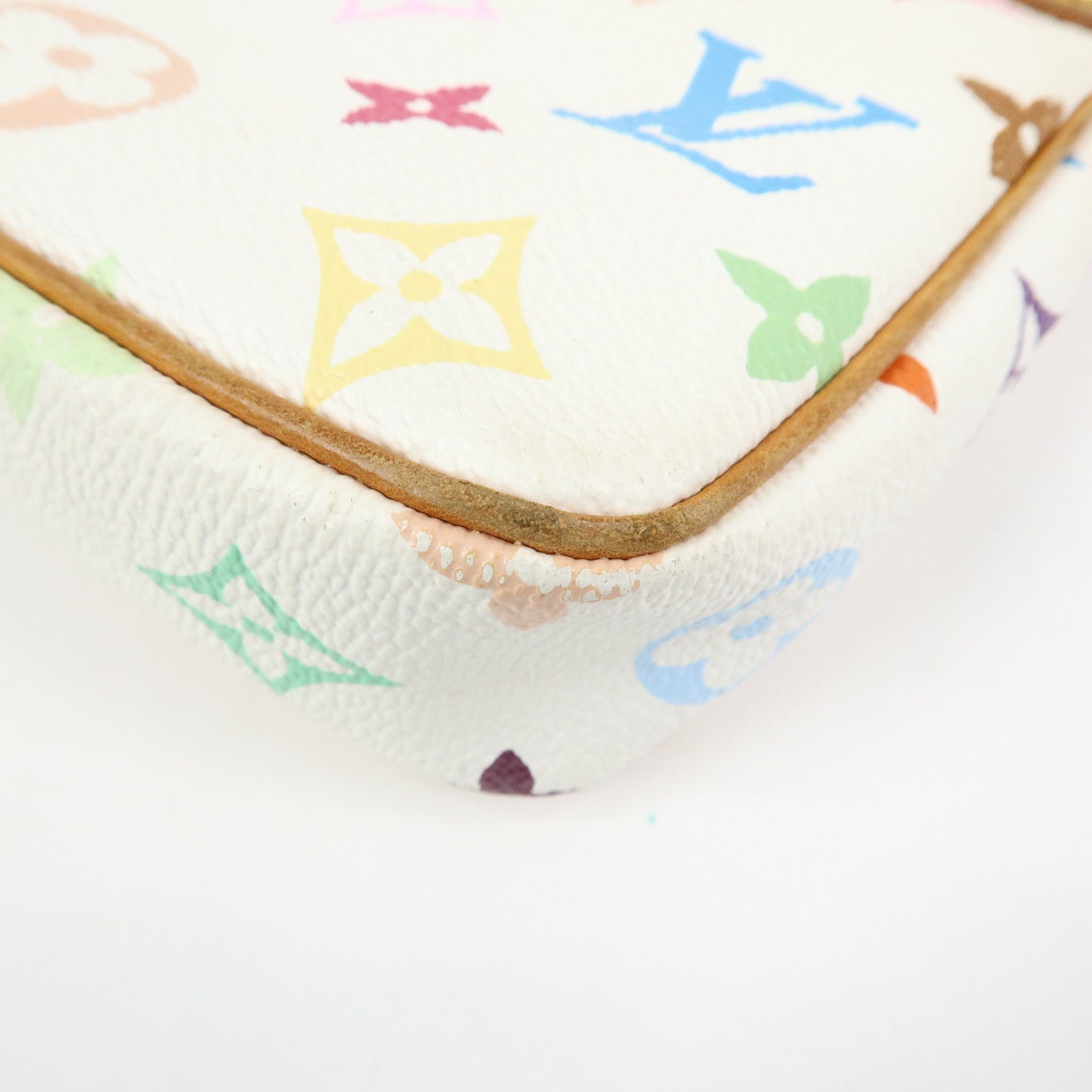 Louis Vuitton Monogram Pochette Accessoires Blanc Multicolor M92649