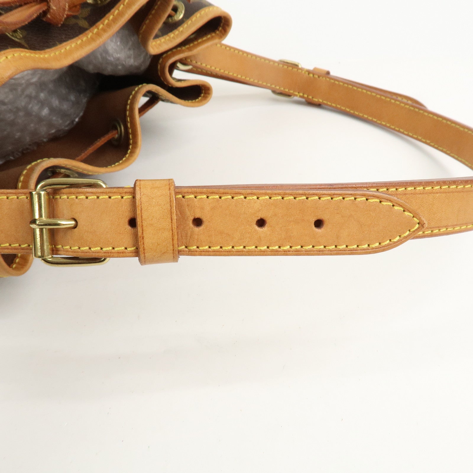 Louis Vuitton Monogram Petit Noe Shoulder Bag Brown M42226