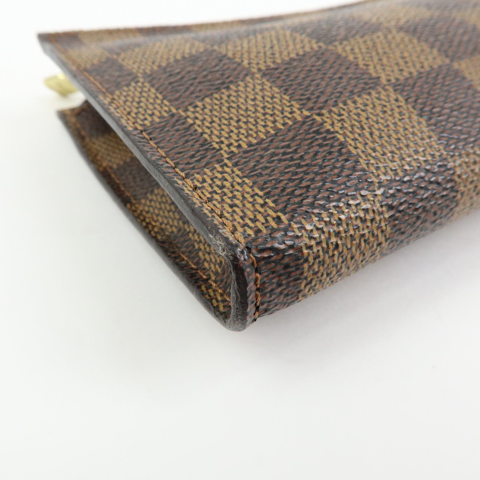 Louis Vuitton Damier Ebene Canvas Marais Bucket Pouch Cosmetic Case
