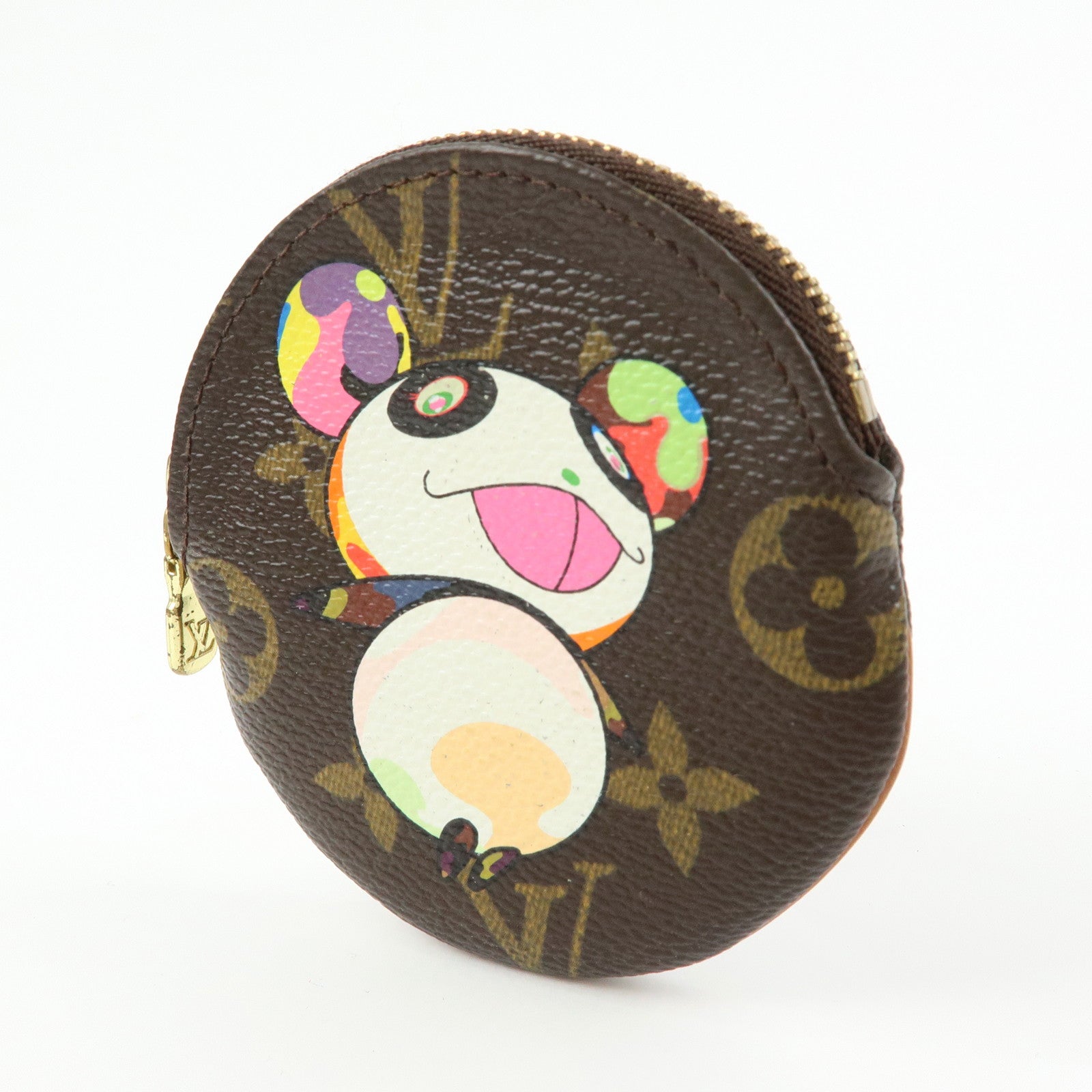 Louis Vuitton Porte-Monnaie Rond Monogram Panda Coin Case M61928