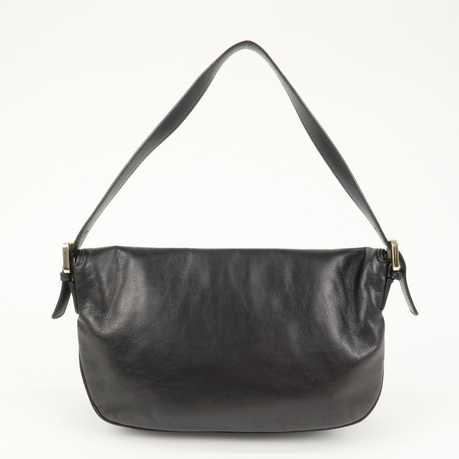 GUCCI Interlocking G Leather Shoulder Bag Hand Bag Black 161727