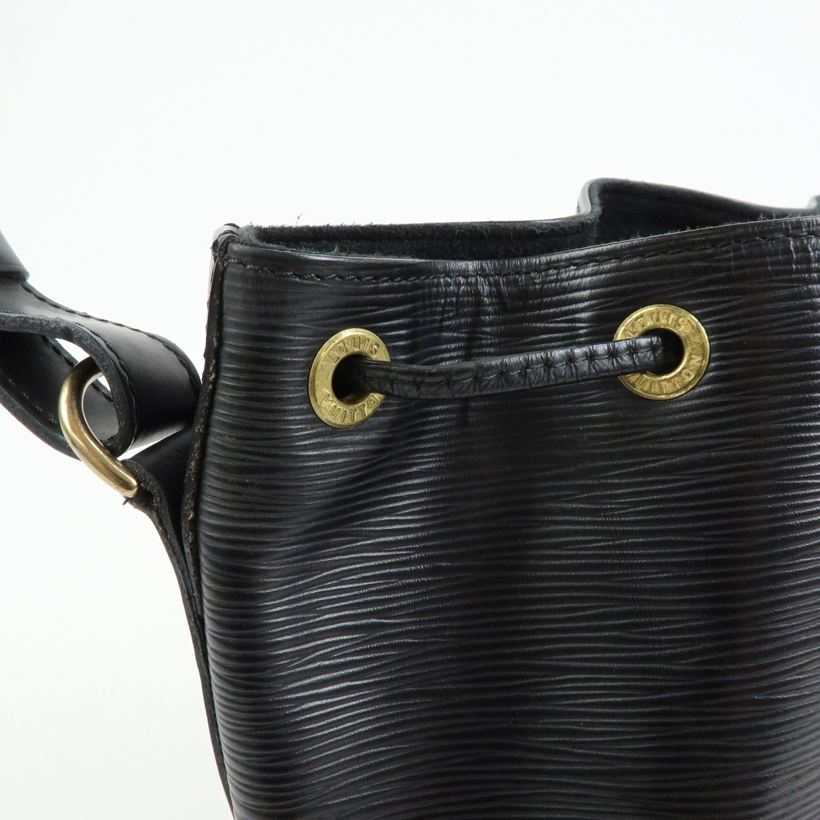 Louis Vuitton Epi Leather Petit Noe Shoulder Bag Noir Black M59012