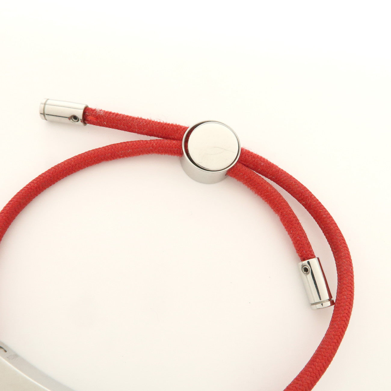 Louis Vuitton Bracelet LV Space Red Silver M00274