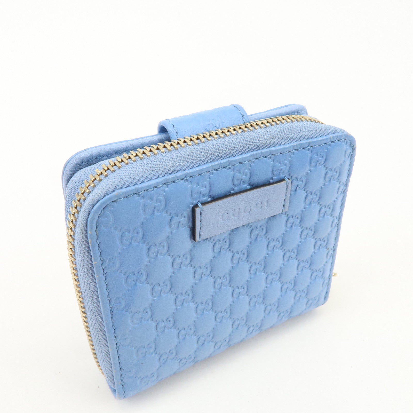 GUCCI Micro Guccissima Signature Bi-Fold Compact Wallet 449395