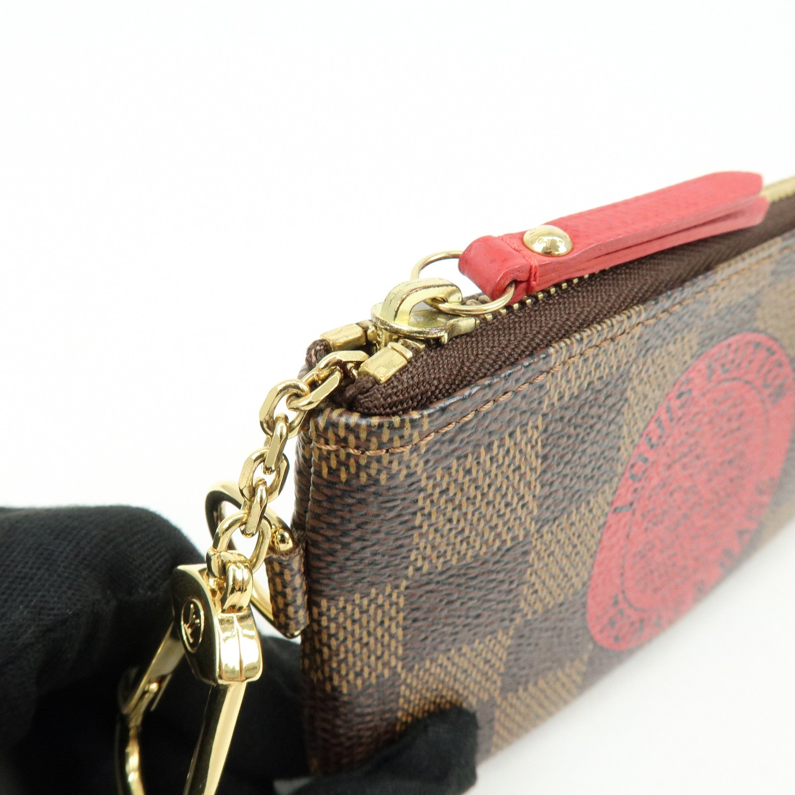 Louis Vuitton Damier T&B Pochette Cles Complice Coin Case N61742