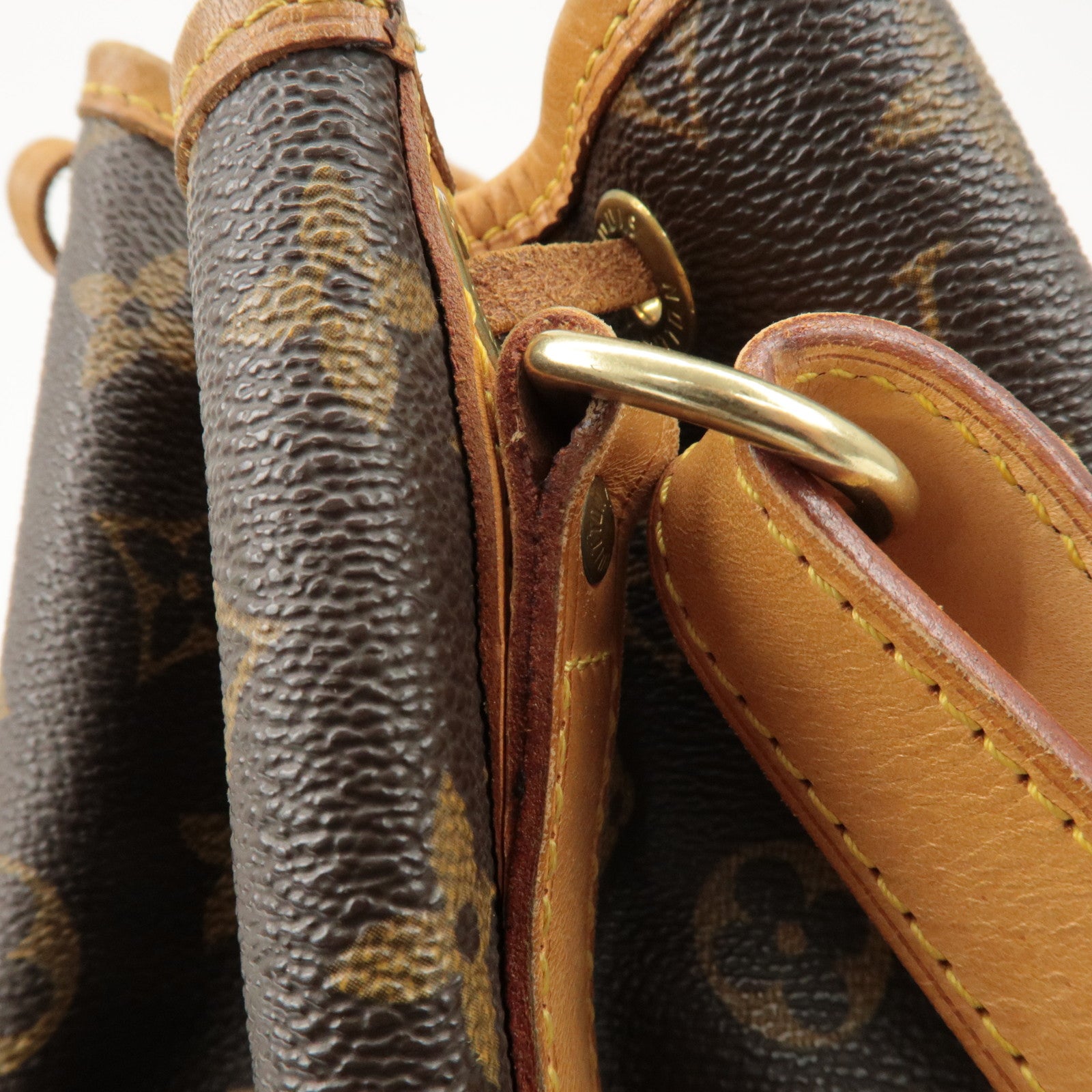 Louis Vuitton Monogram Noe Shoulder Bag Hand Bag Brown M42224 Used