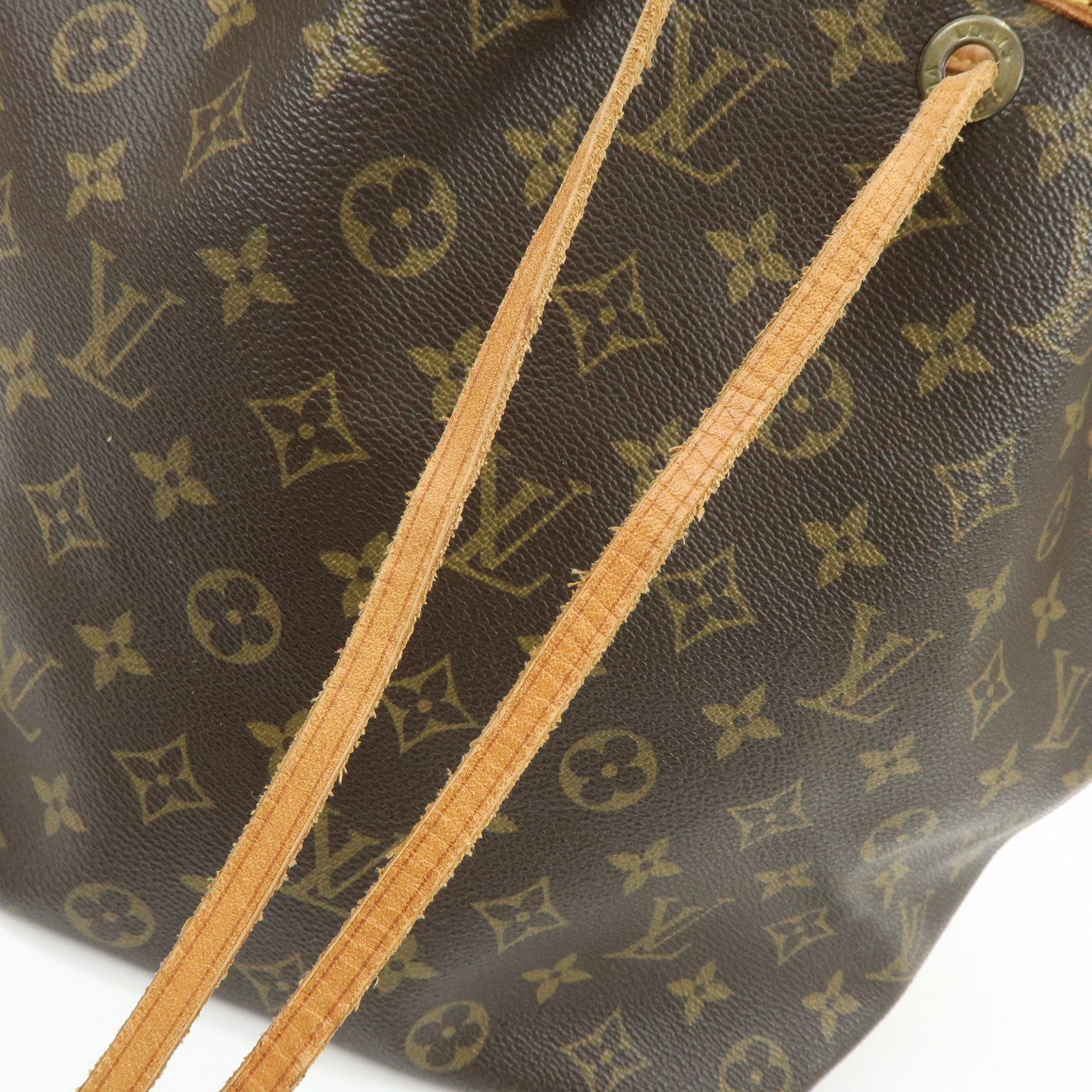 Louis Vuitton Monogram Petit Noe Shoulder Bag Brown M42226