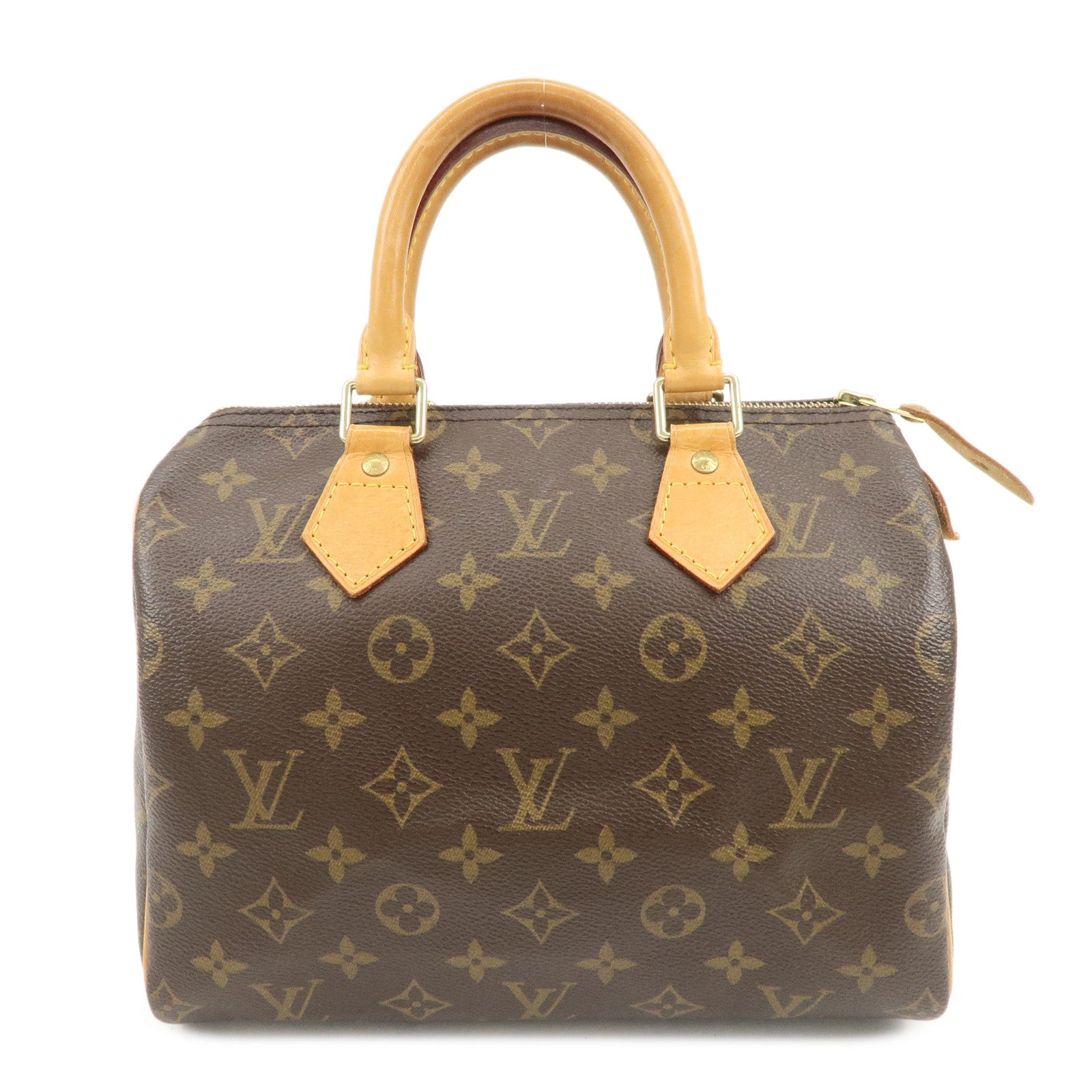 Louis Vuitton Monogram Speedy 25 Boston Bag Hand Bag Brown M41528