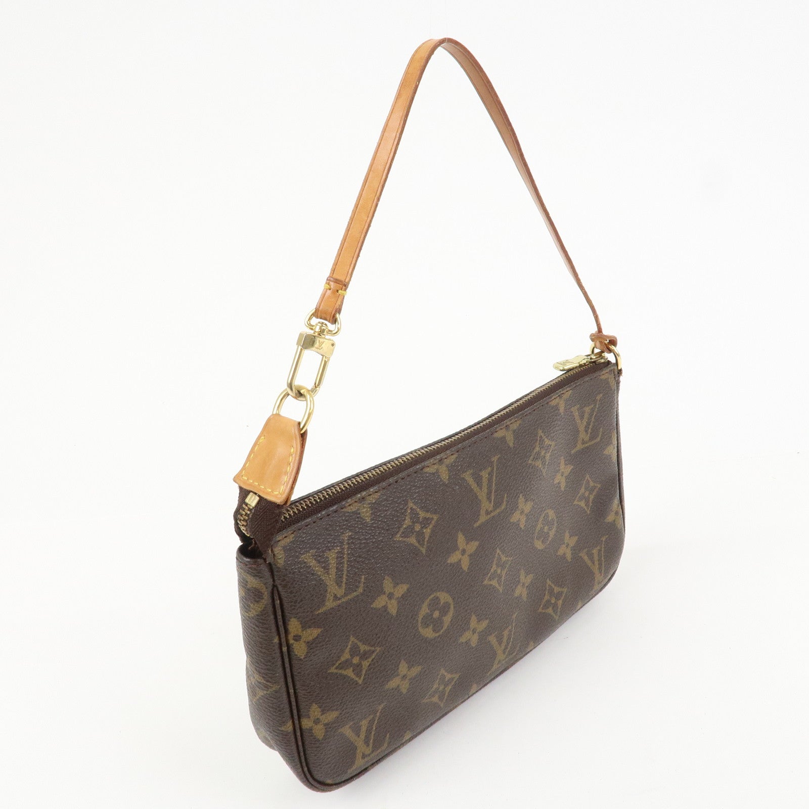 Louis Vuitton Monogram Pochette Accessoires Pouch Hand Bag M51980
