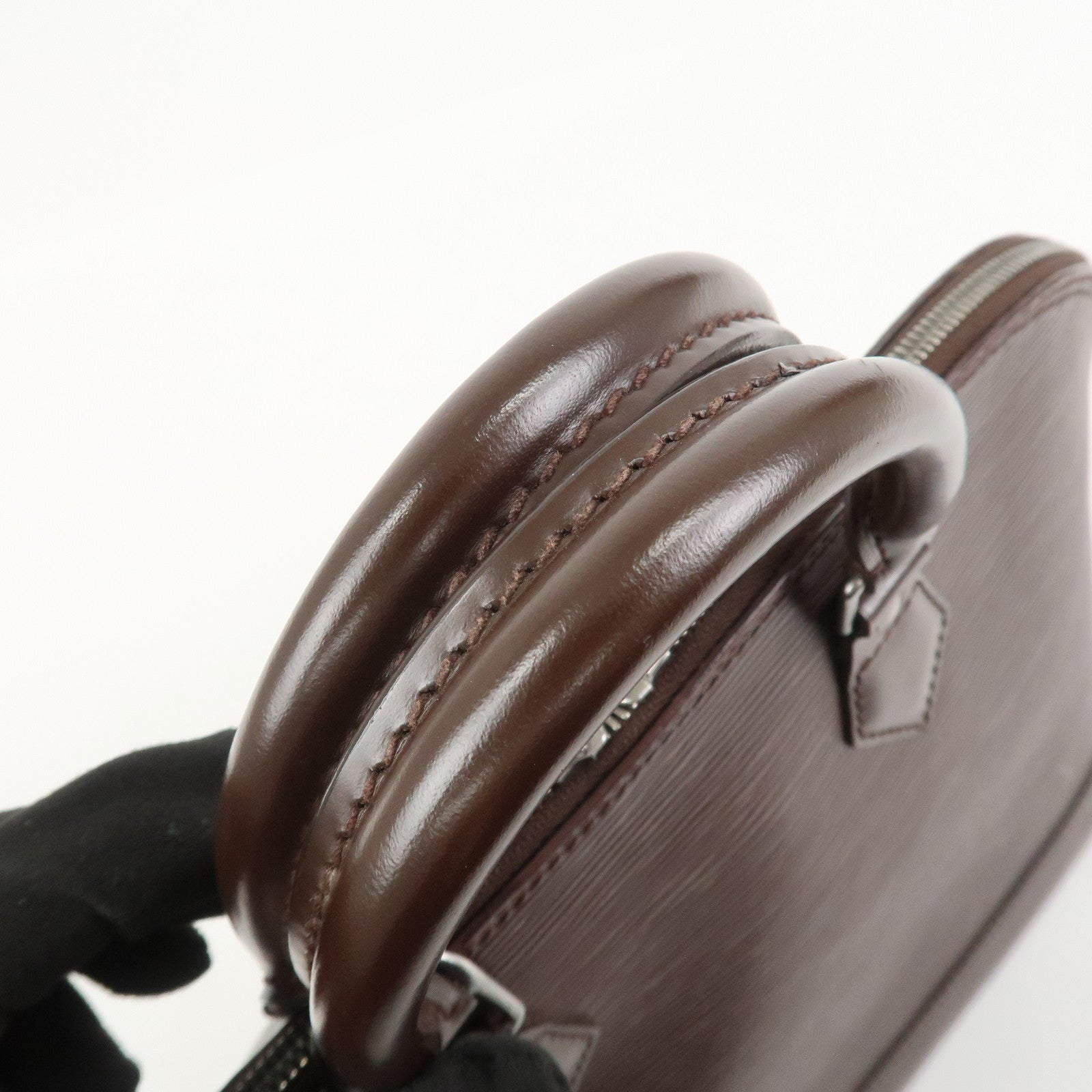 Louis Vuitton Epi Alma Hand Bag Hand Bag Mocha M5214D