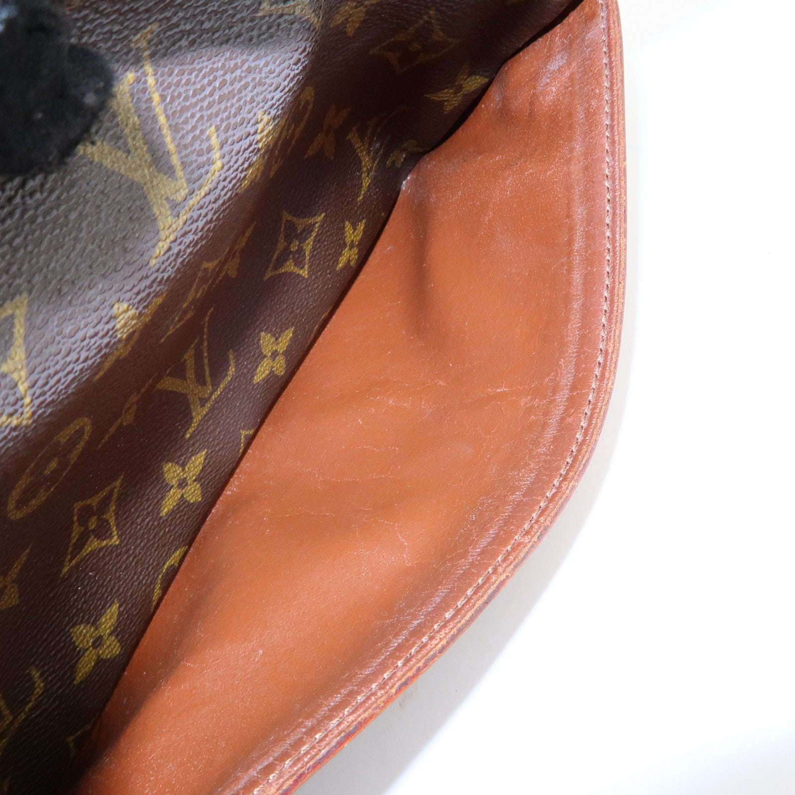 Louis Vuitton Monogram Compiegne 23 Pouch Clutch Bag Brown M51847