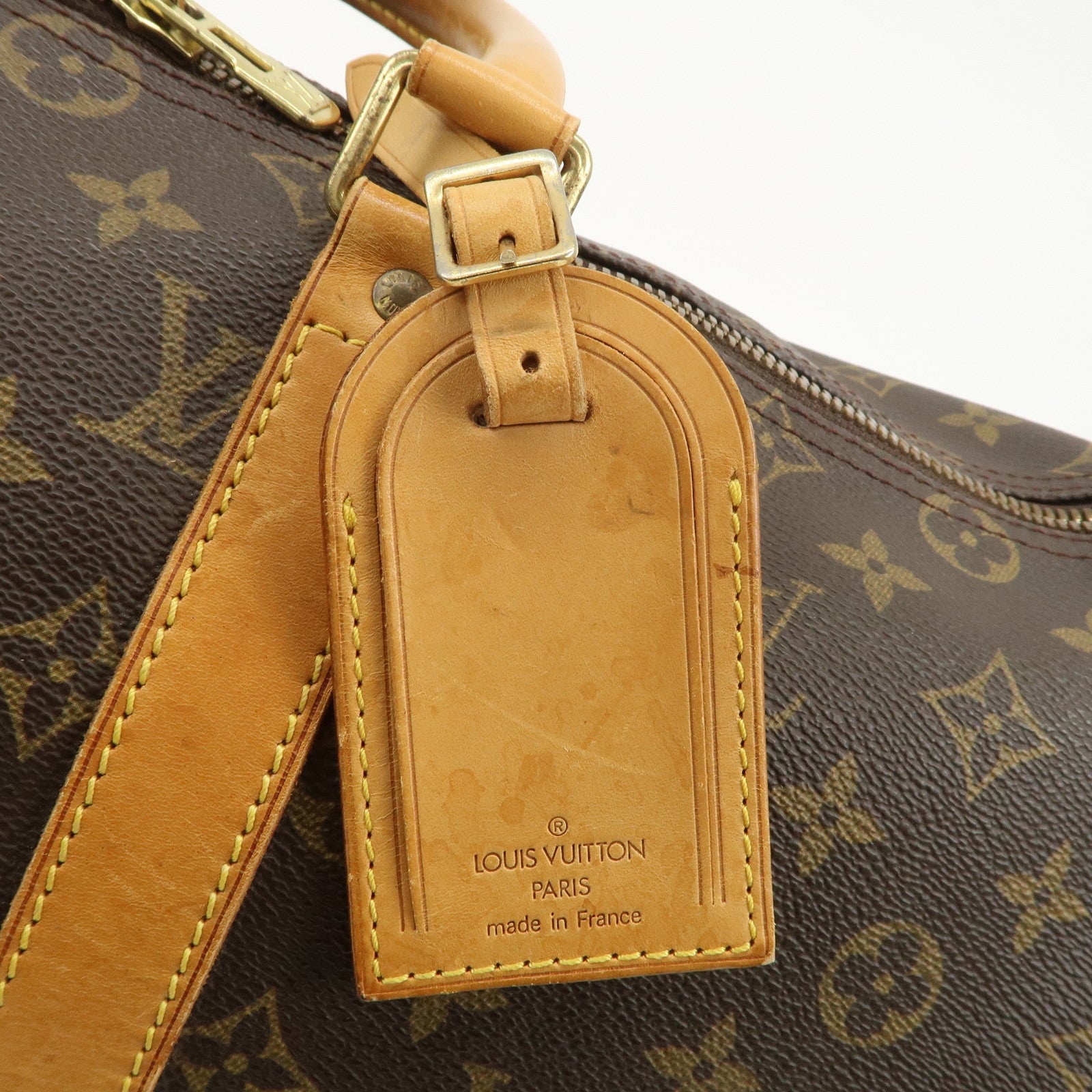 Louis Vuitton Monogram Canvas Keep All 45 Boston Bag Brown M41428