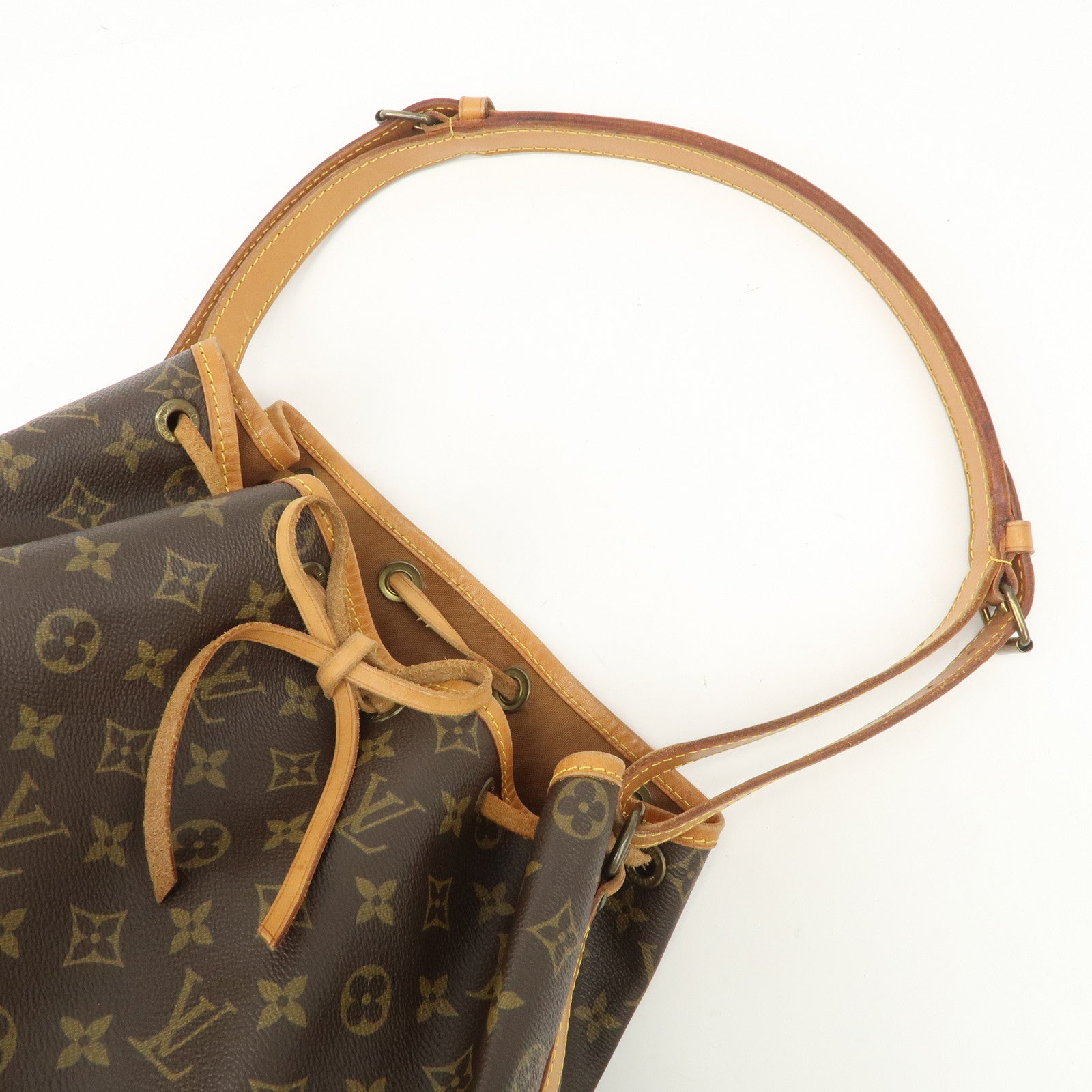Louis Vuitton Monogram Noe Shoulder Bag Brown M42224