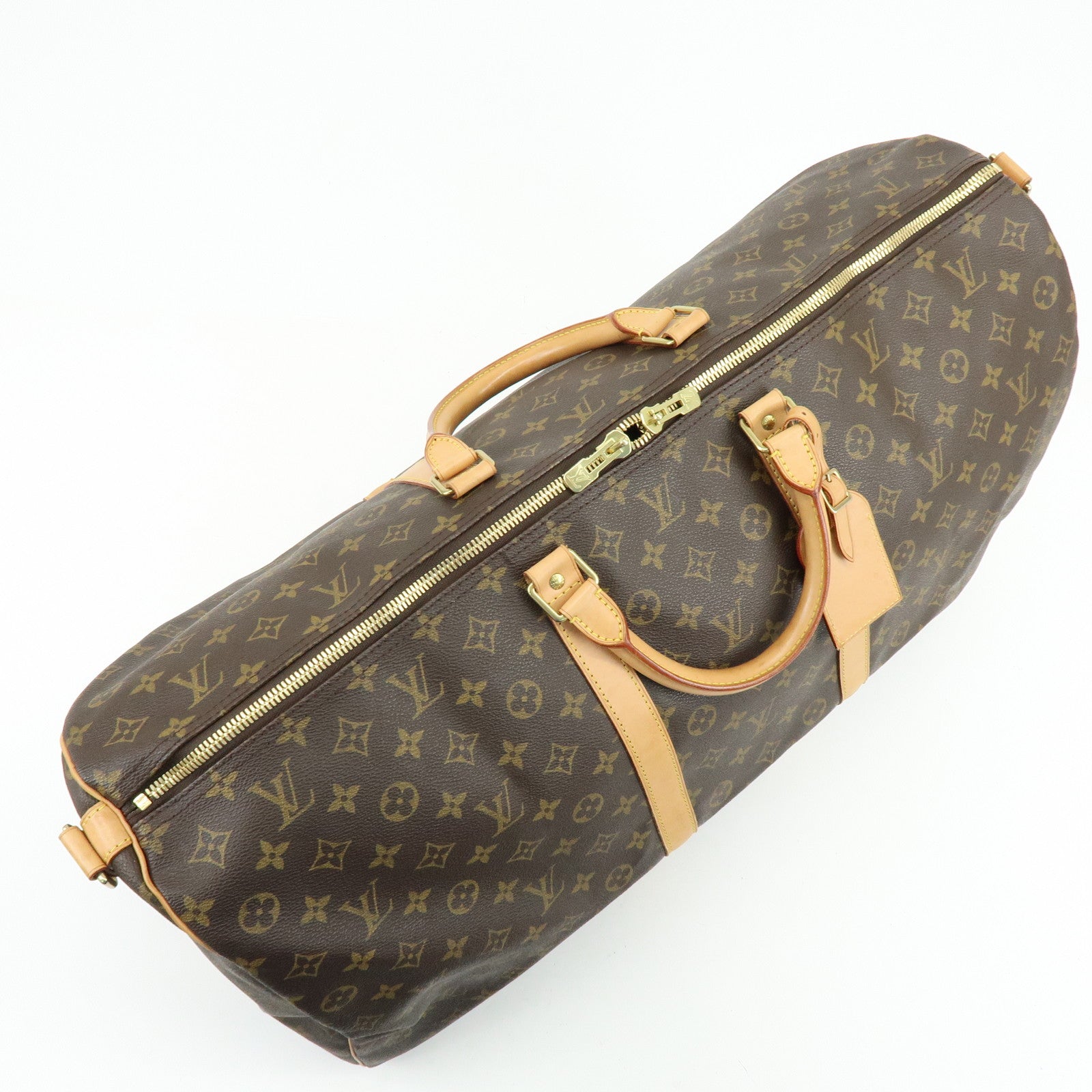 Louis Vuitton Monogram Keep All Bandouliere 60 Boston Bag M41412