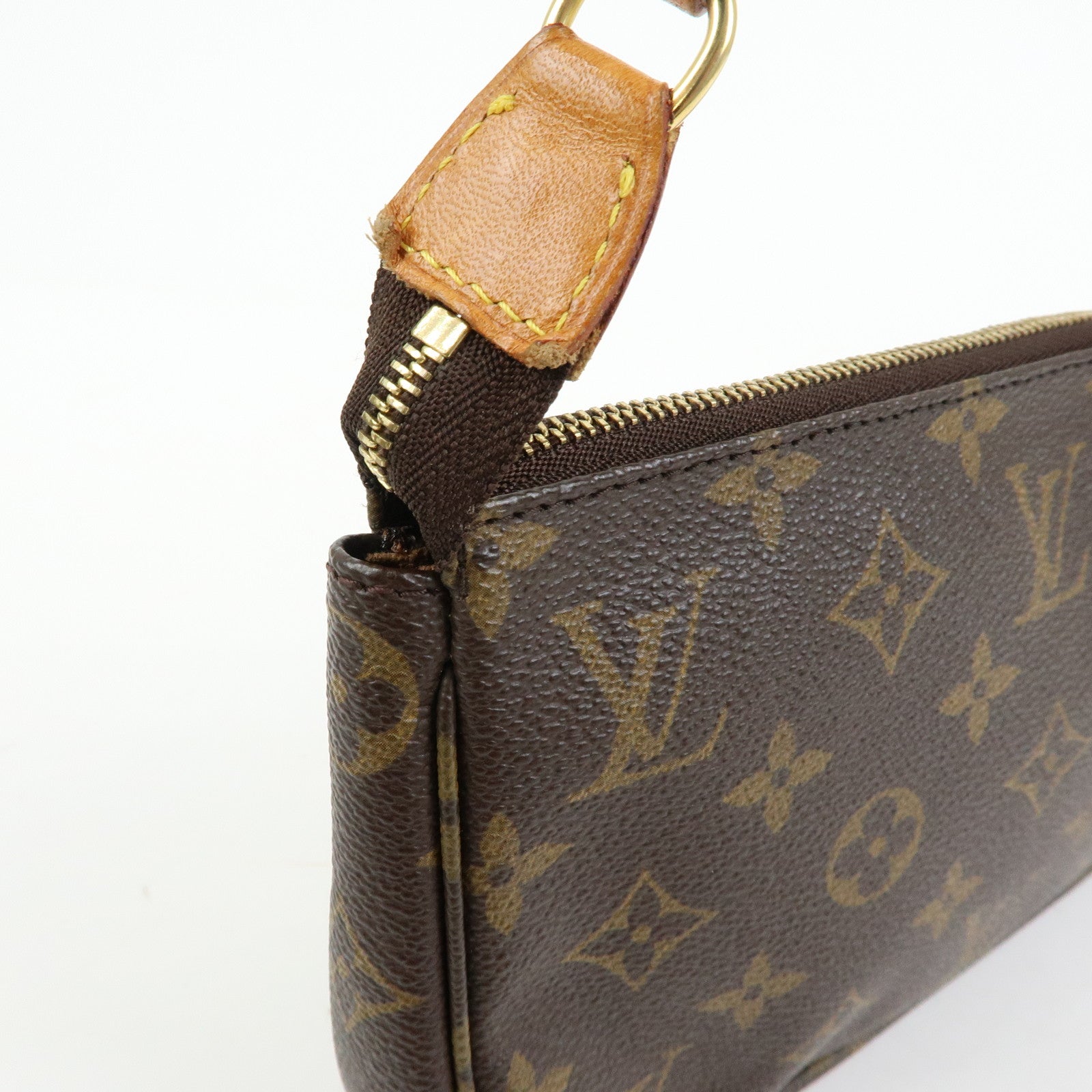 Louis Vuitton Monogram Pochette Accessoires Pouch Hand Bag M51980