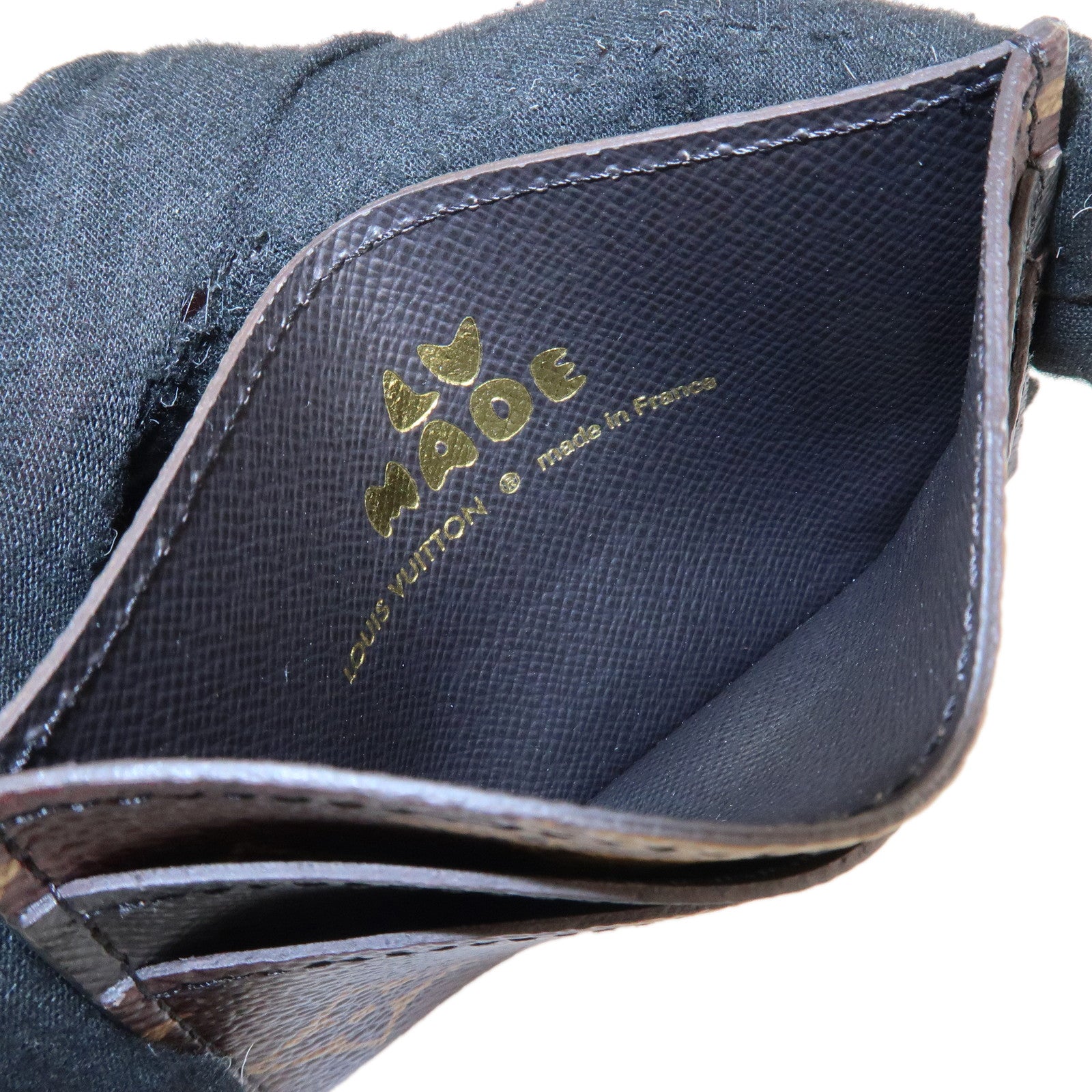 Louis Vuitton Monogram Porte Cartes Double Canvas Card Case M81006 Used