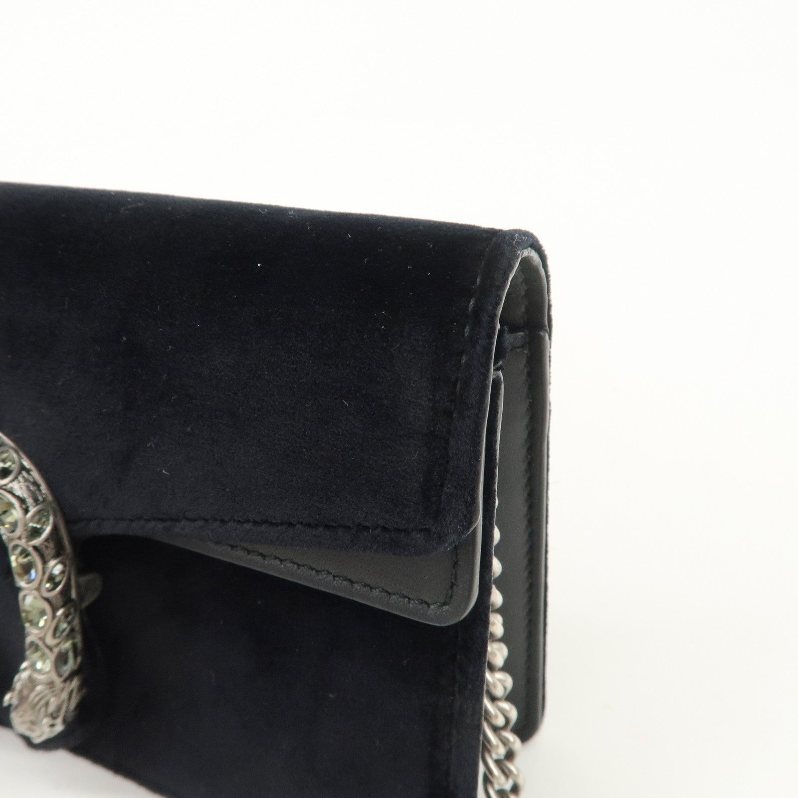 GUCCI Dionysus Super Mini Bag Velvet Chain Shoulder Bag 476432