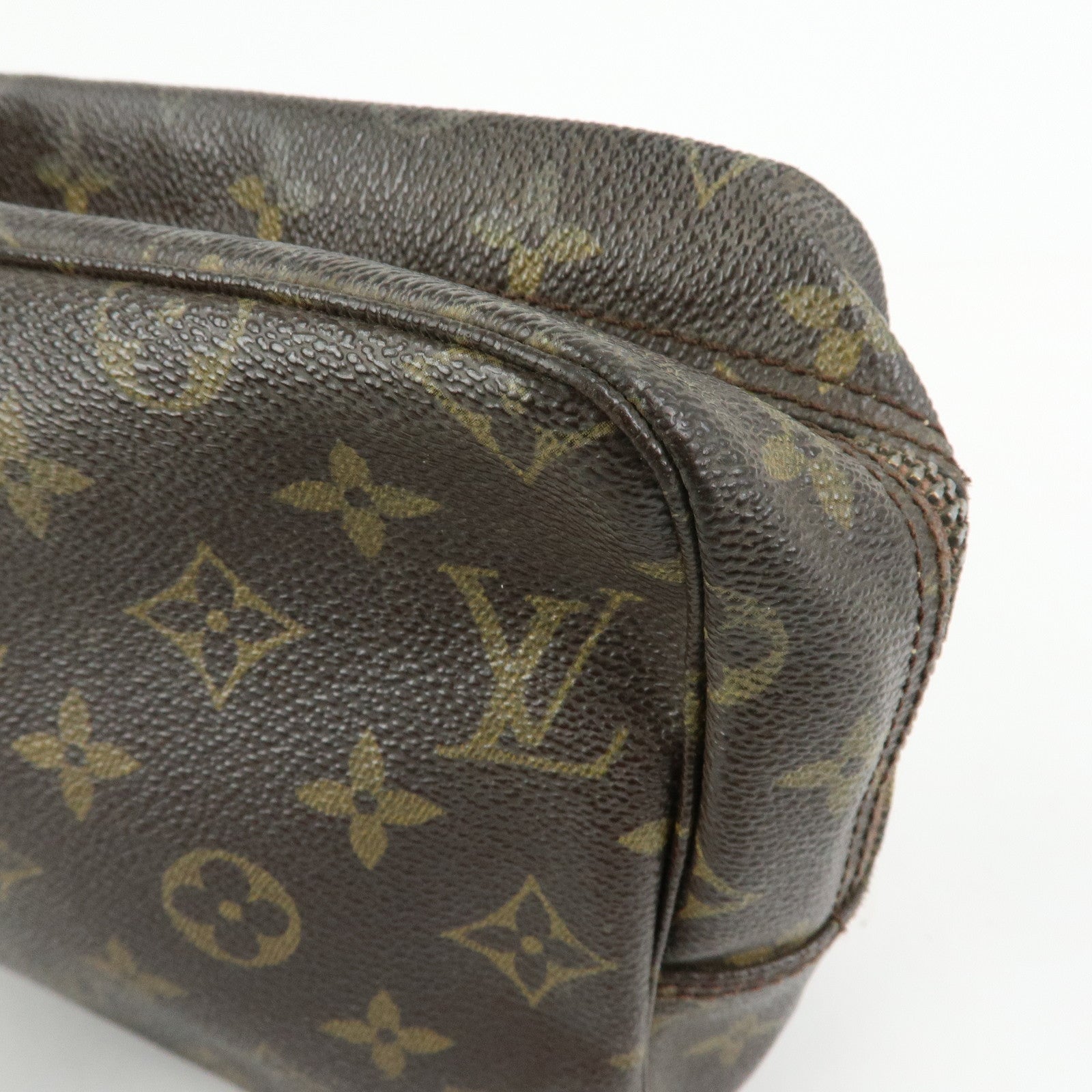 Louis Vuitton Monogram Trousse Toilette 28 Pouch Brown M47522