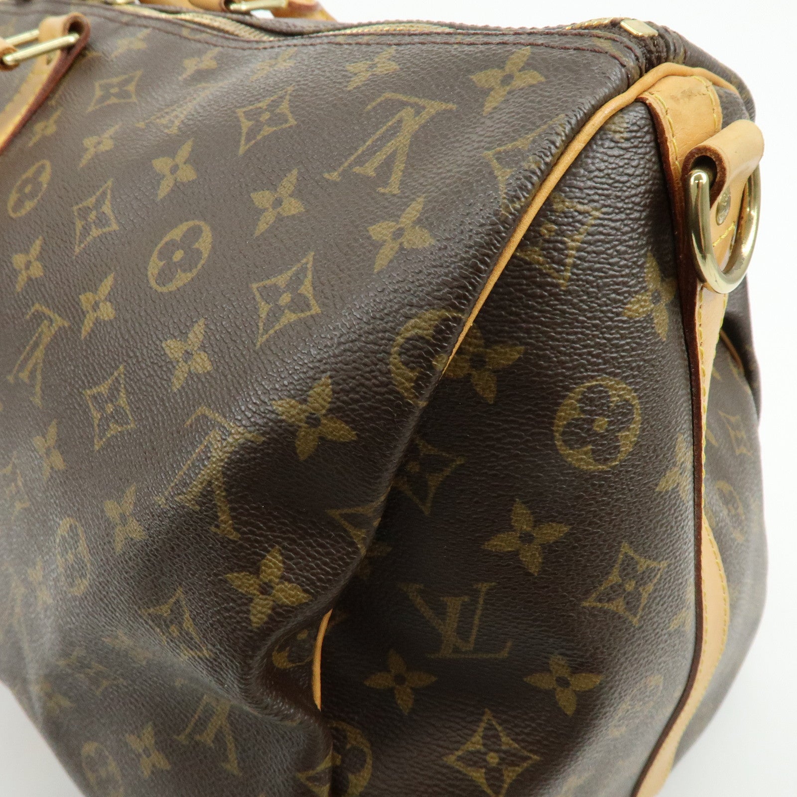 Louis Vuitton Monogram Keep All Bandouliere 50 Boston Bag M41416