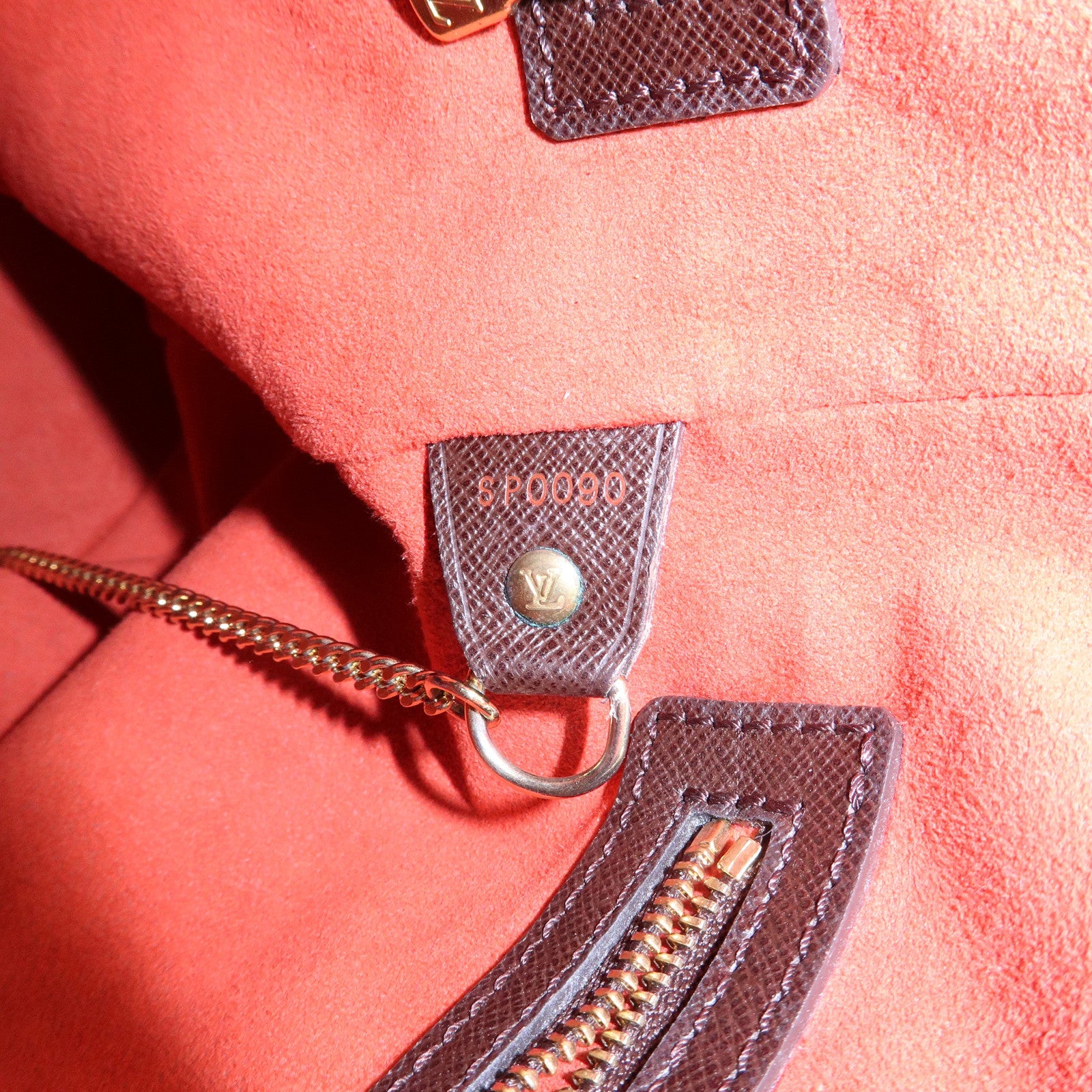 Louis Vuitton Damier Ebene Male Tote Bag Hand Bag Brown N42240