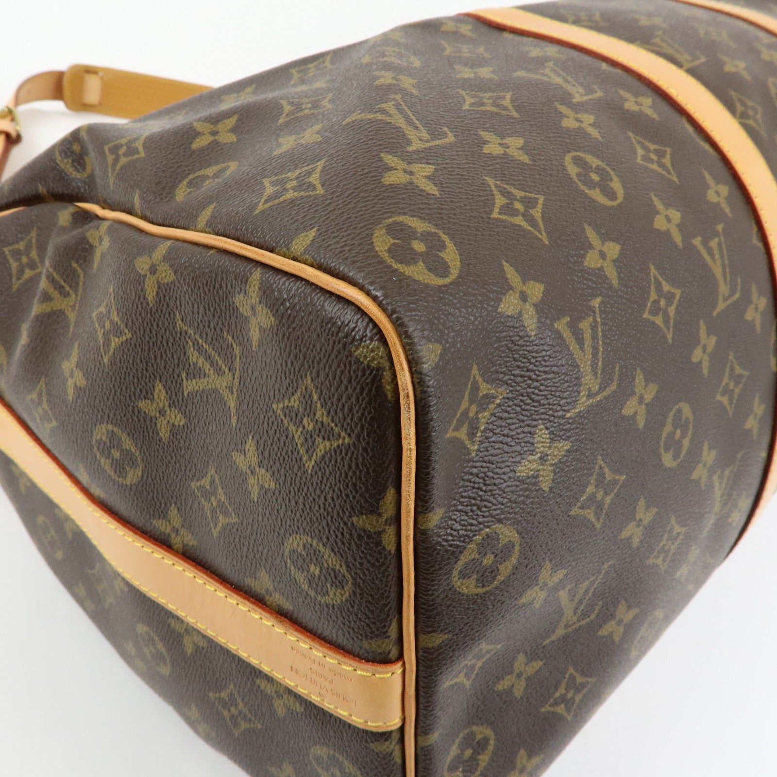 Louis Vuitton Monogram Keep All Bandouliere 50 Boston Bag M41416