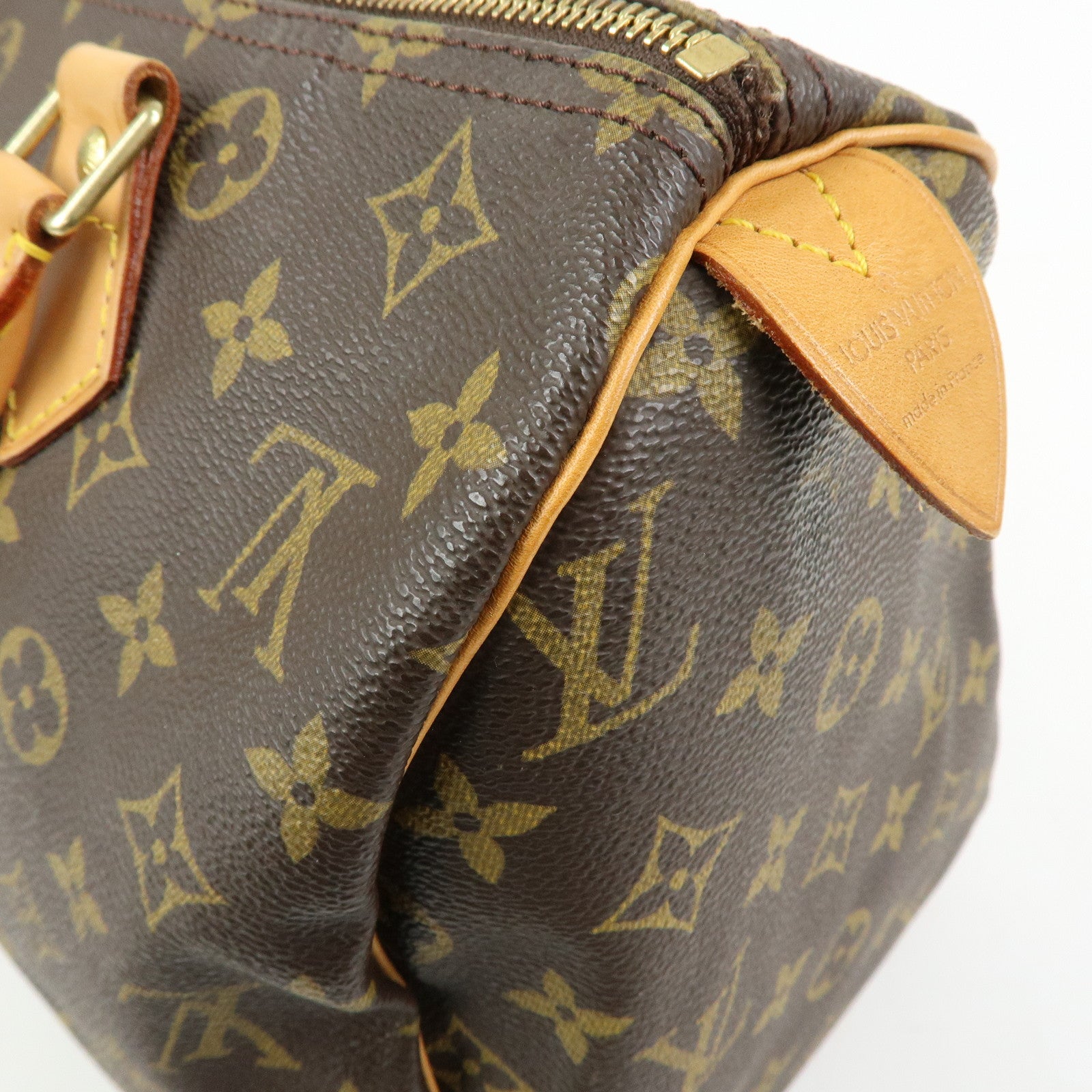Louis Vuitton Monogram Speedy 30 Boston Bag Hand Bag Brown M41526