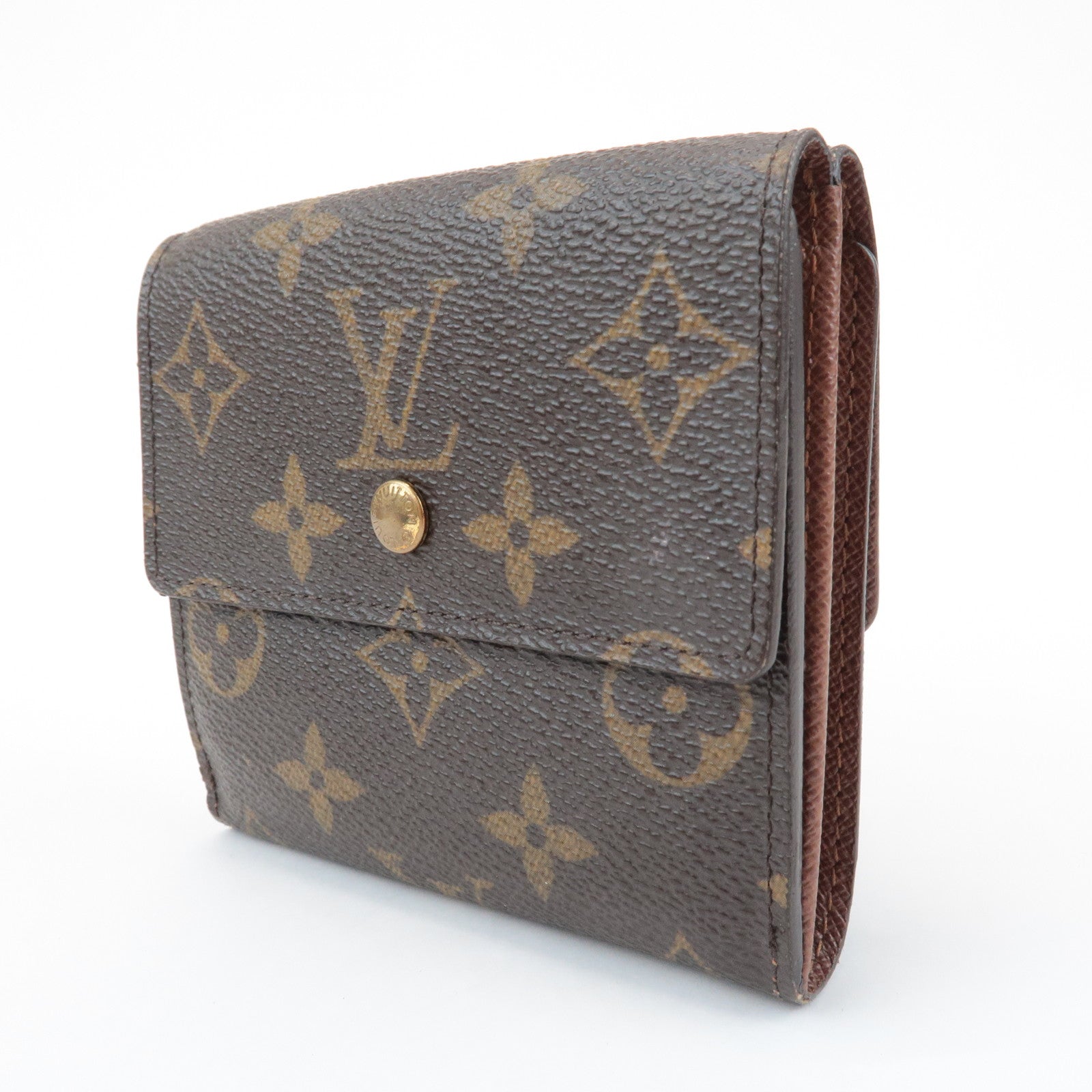Louis Vuitton Monogram Porte Monnaie Billets Carte Credit M61660 Used