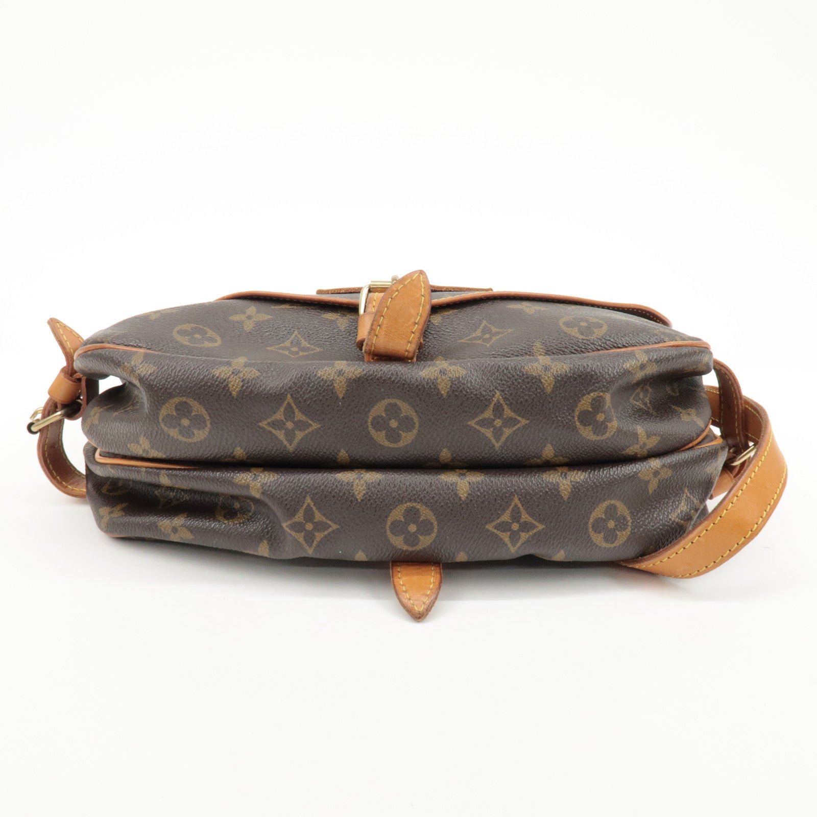 Louis Vuitton Monogram Saumur 30 Shoulder Bag Brown M42256 Used