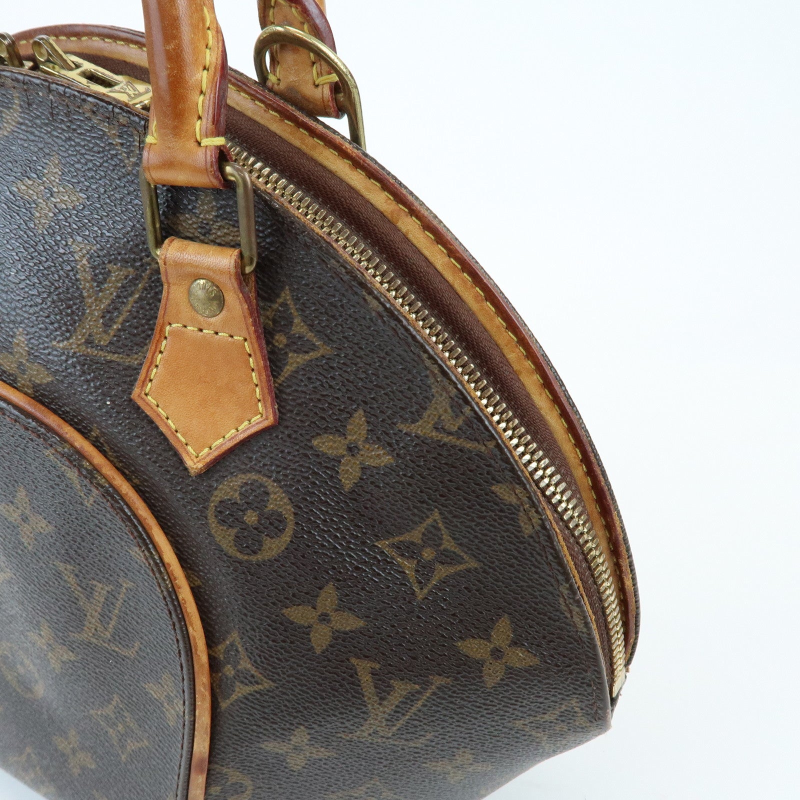 Louis Vuitton Monogram Ellipse PM Hand Bag Brown M51127