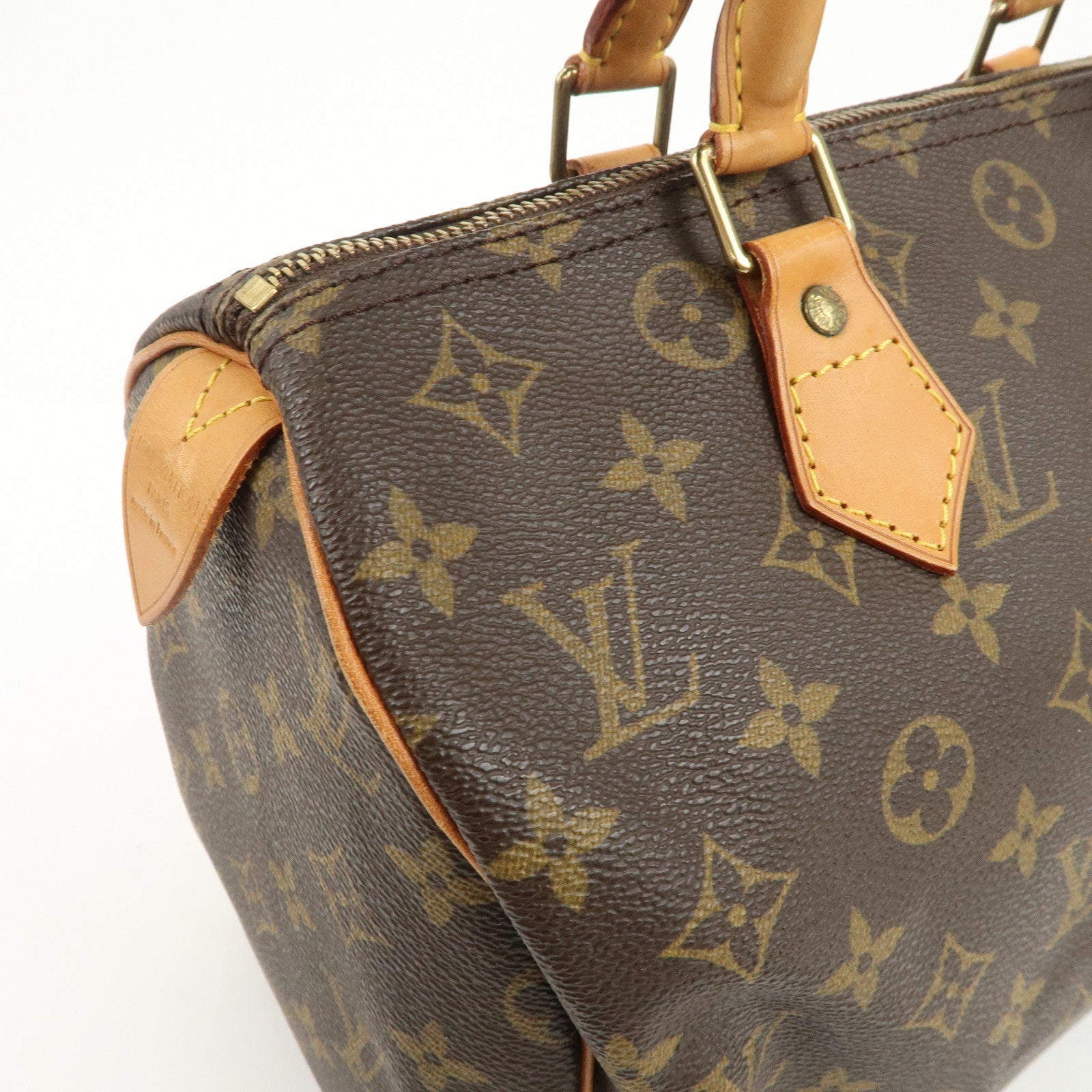 Louis Vuitton Monogram Speedy 30 Boston Bag Hand Bag Brown M41526