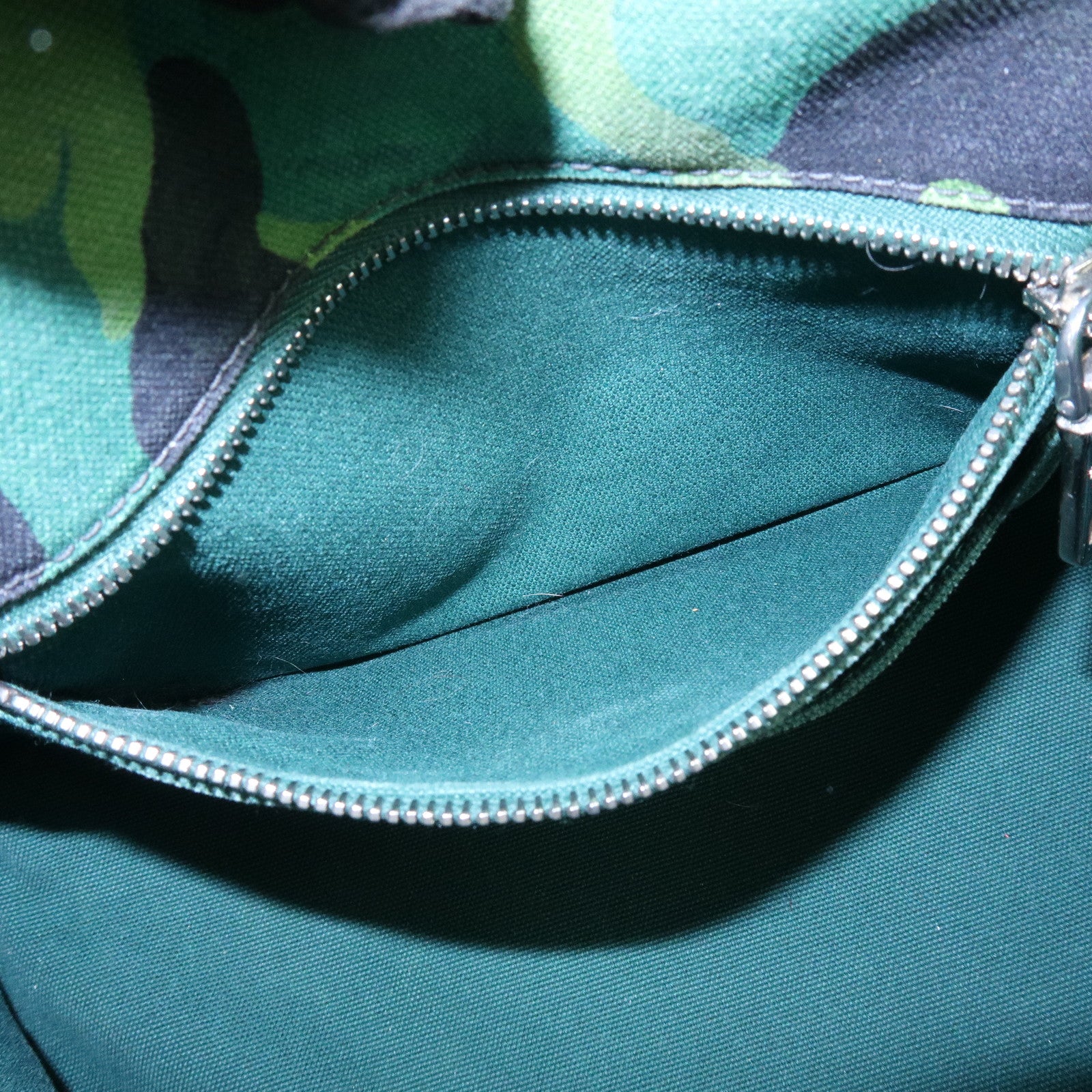 PRADA Canapa Triangle Logo Canvas 2Way Hand Bag Shoulder Bag B2642B