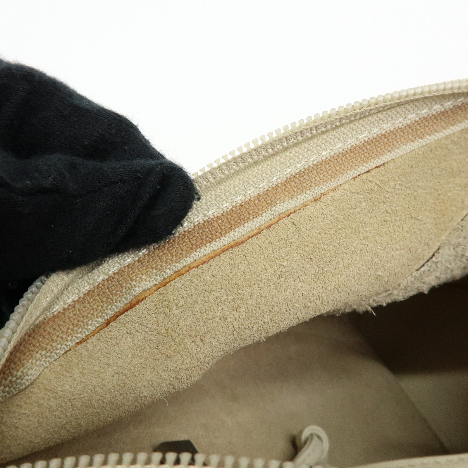 LOEWE Anagram Anton Leather Backpack Rucksuck Ivory