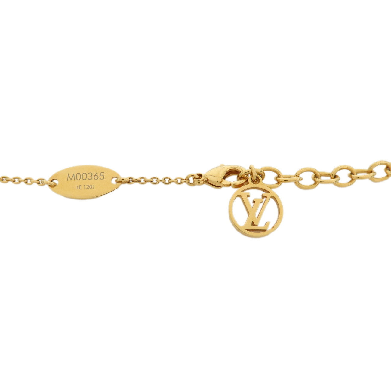 Louis Vuitton Collier Louisette Monogram Flower Necklace M00365