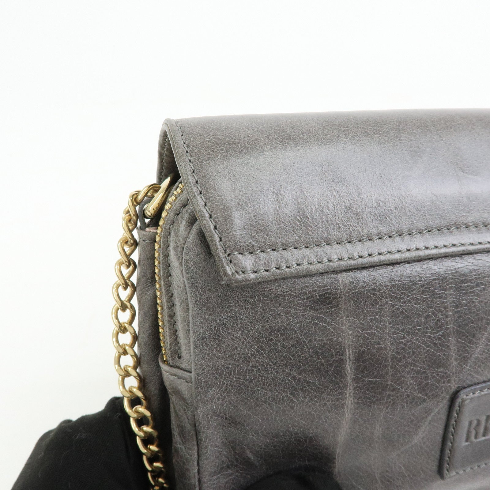 VALENTINO RED Valentino 2Way Bag Chain Shoulder Bag Hand Bag Gray