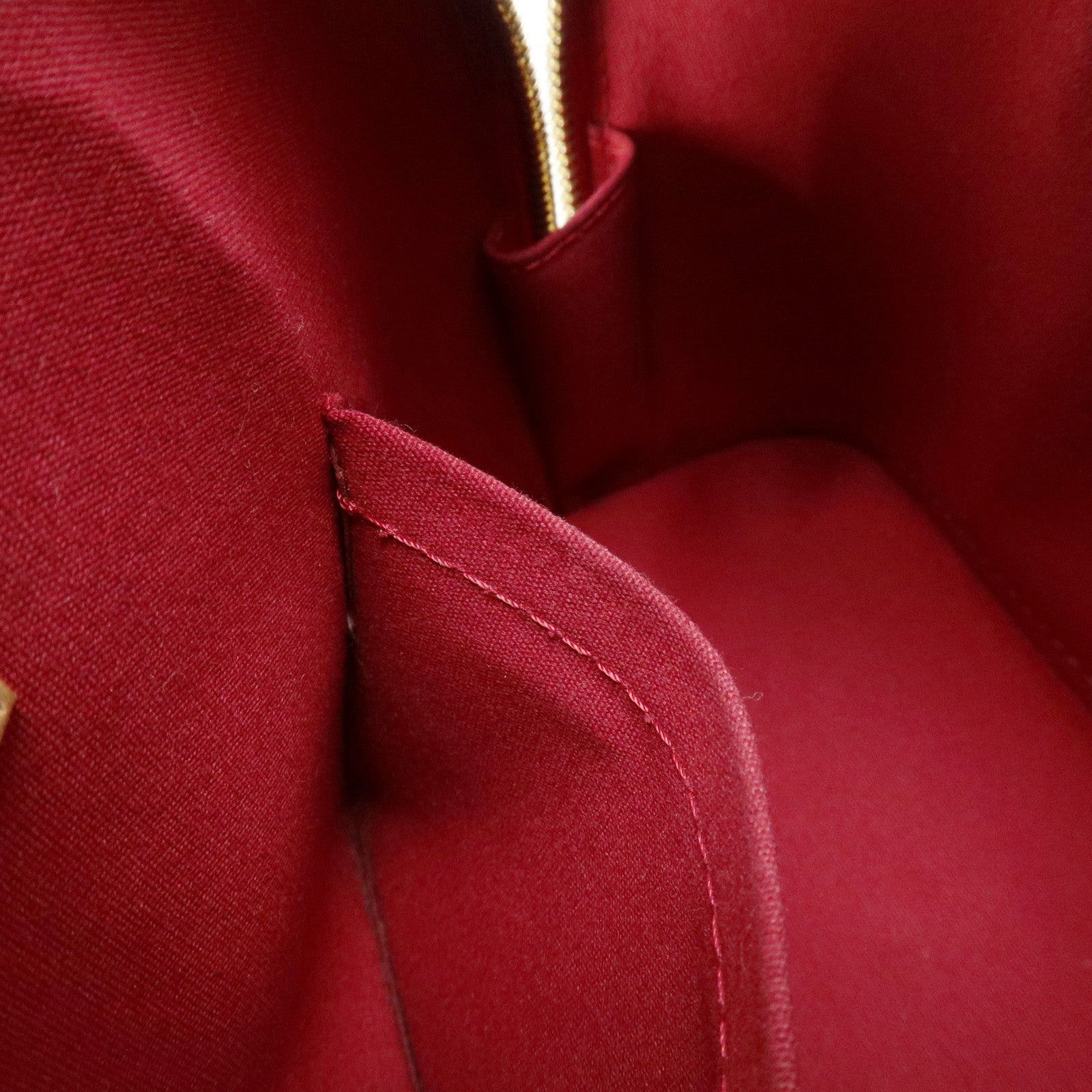 Louis Vuitton Monogram Vernis Alma BB 2Way Bag Red M91606