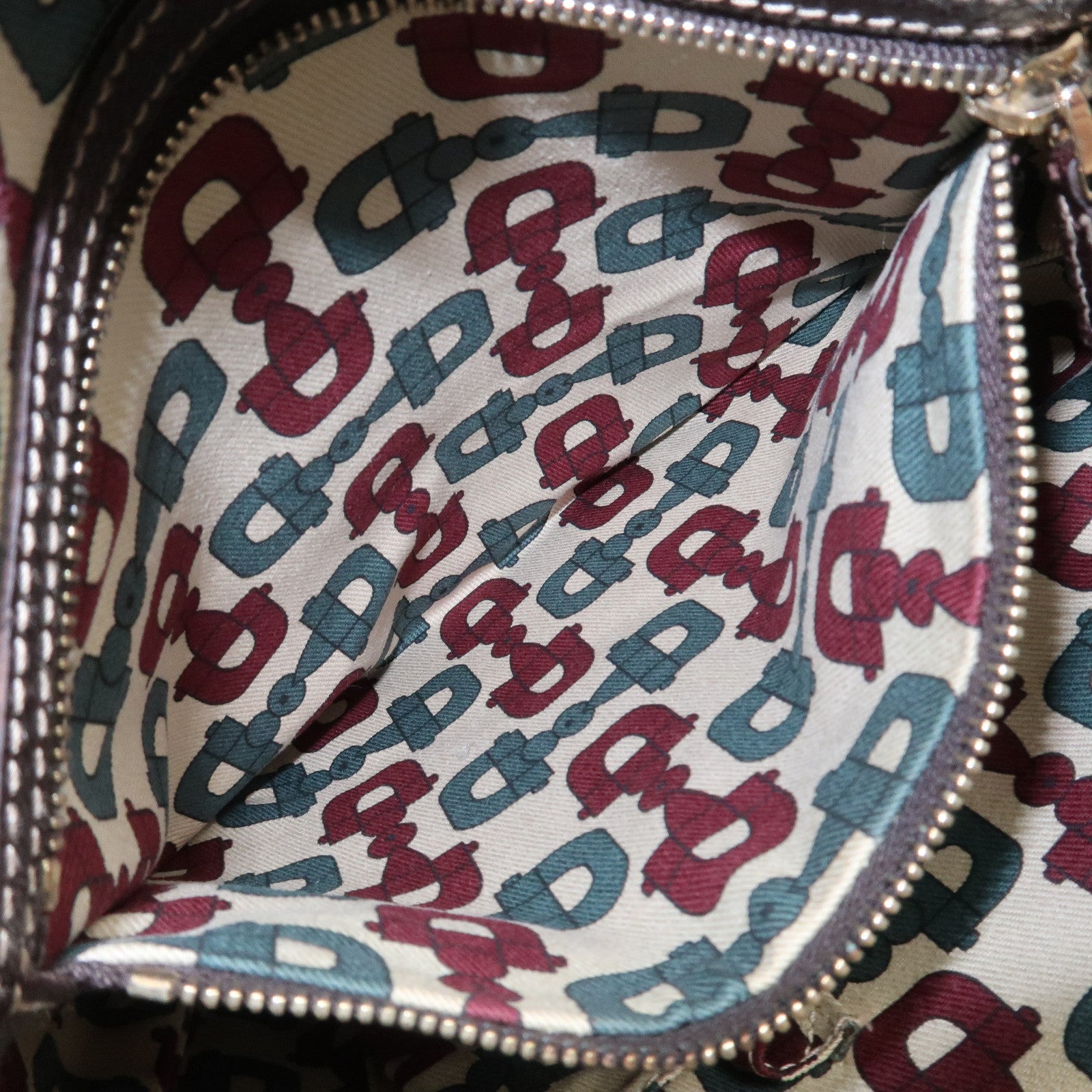 GUCCI GG Monogram Suede Leather Tote Bag Brown 153361