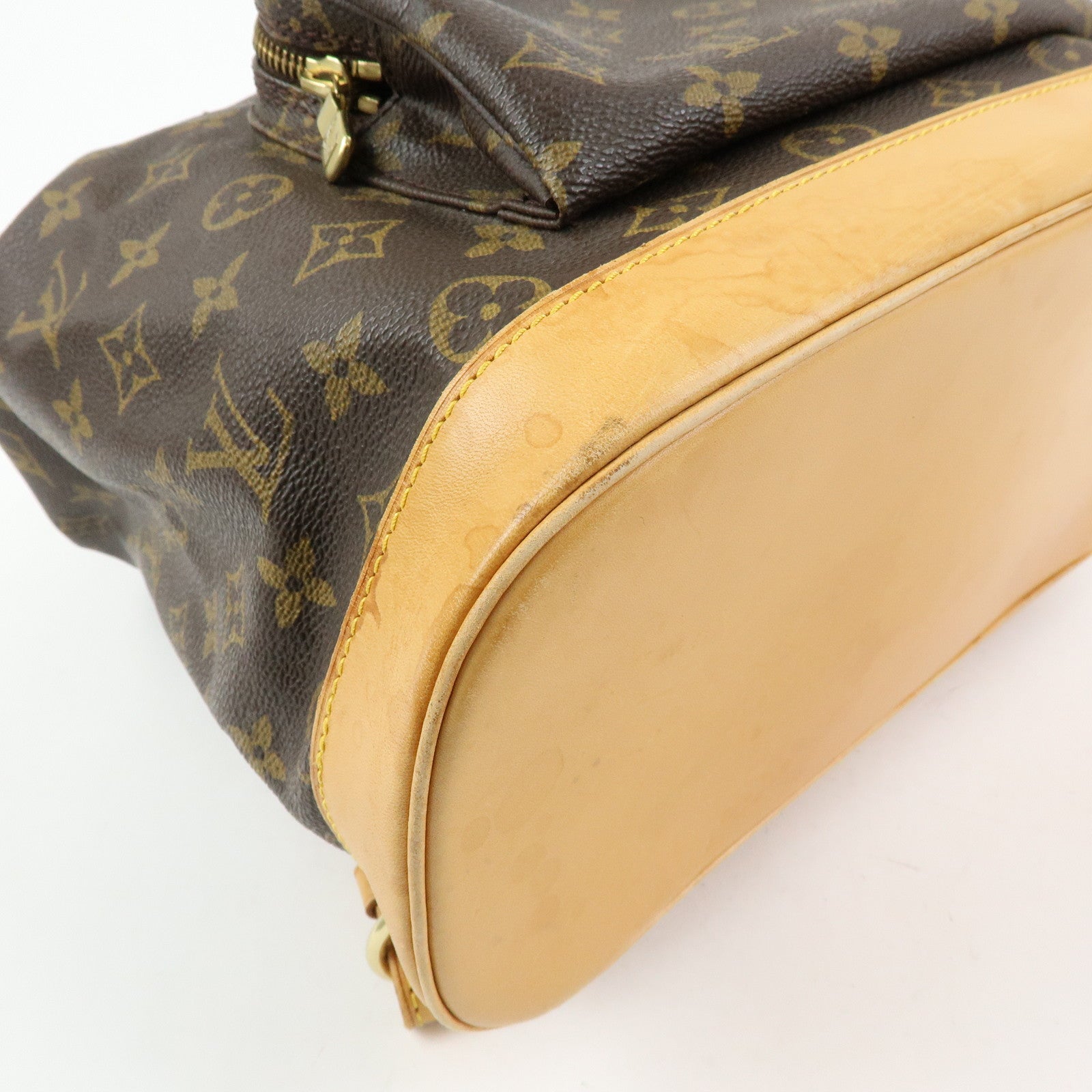 Louis Vuitton Monogram Montsouris GM Backpack Rucksack Brown M51135