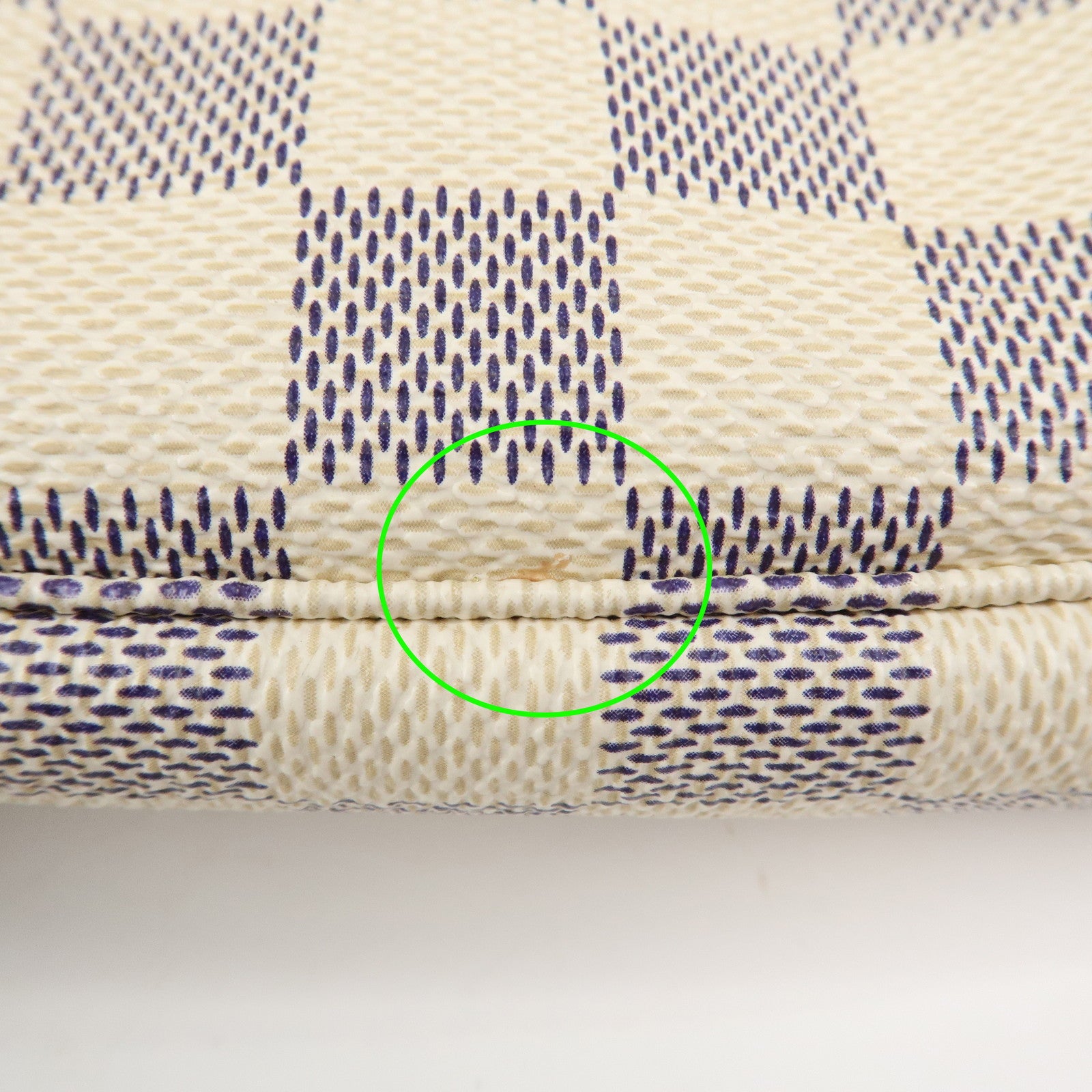 Louis Vuitton Damier Azur Pochette Accessoires Hand Bag N41207