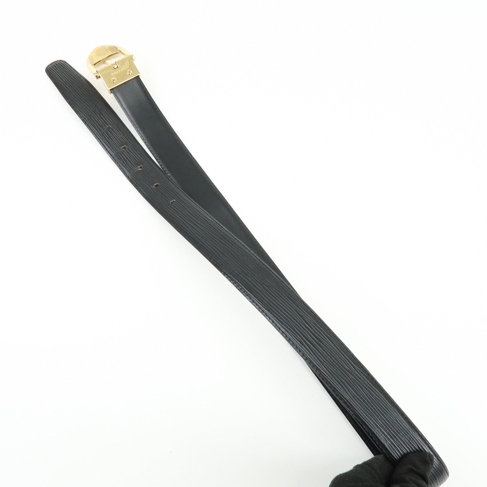 Louis Vuitton Epi Leather Ceinture Classic Belt Noir M6832